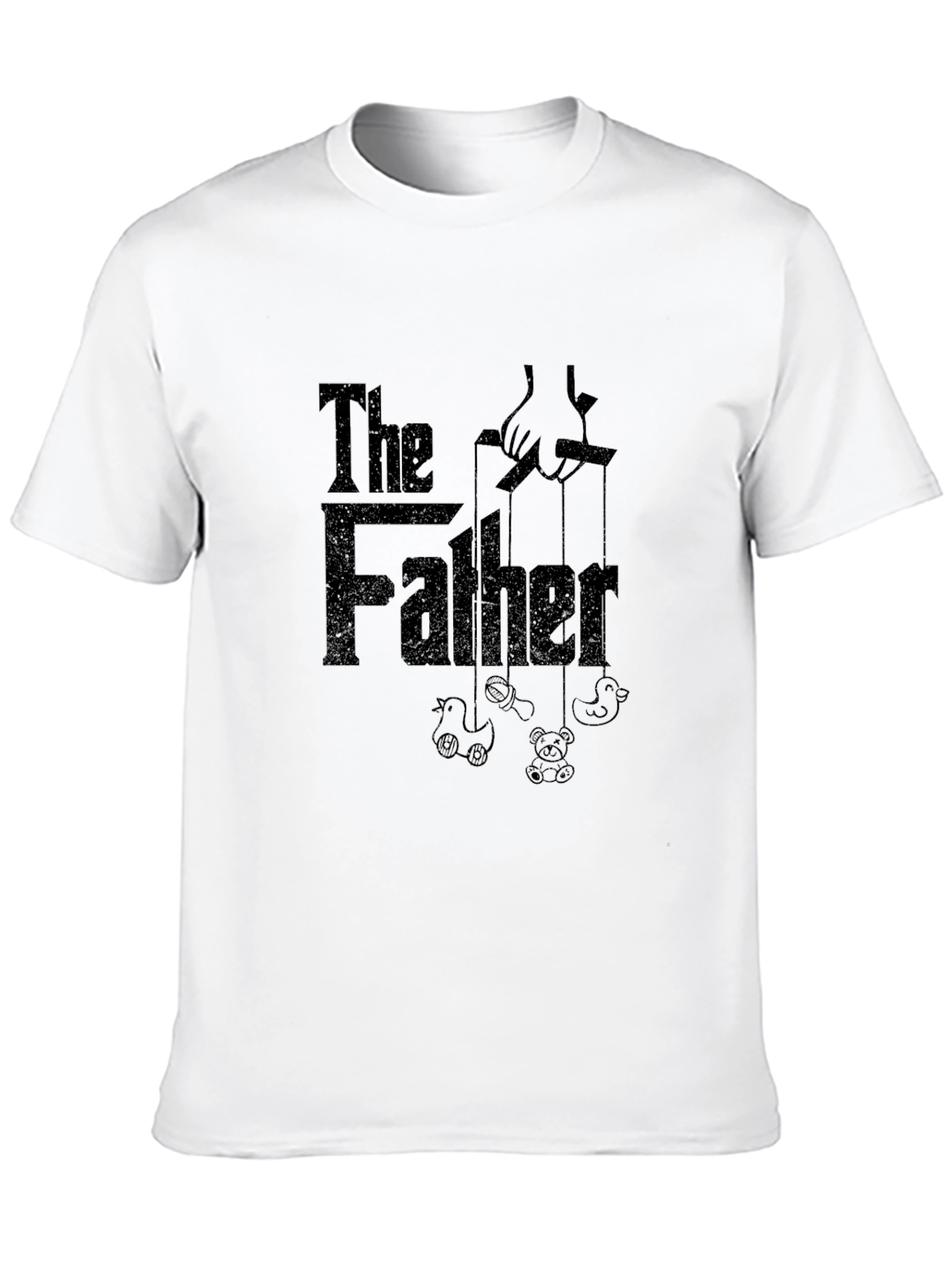 Black The Father T-Shirt - Dark Humor Dad Tee view 10