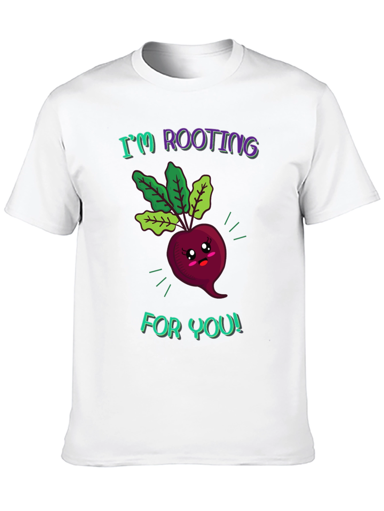 Black I'm Rooting For You Beetroot Graphic Tee view 10