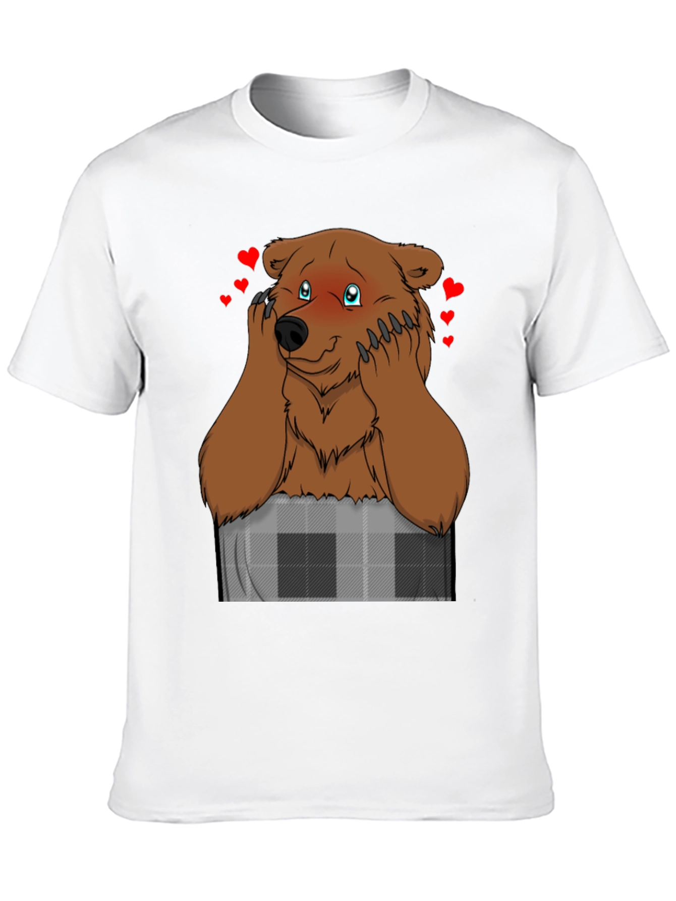 Black Lovestruck Bear Graphic T-Shirt view 10