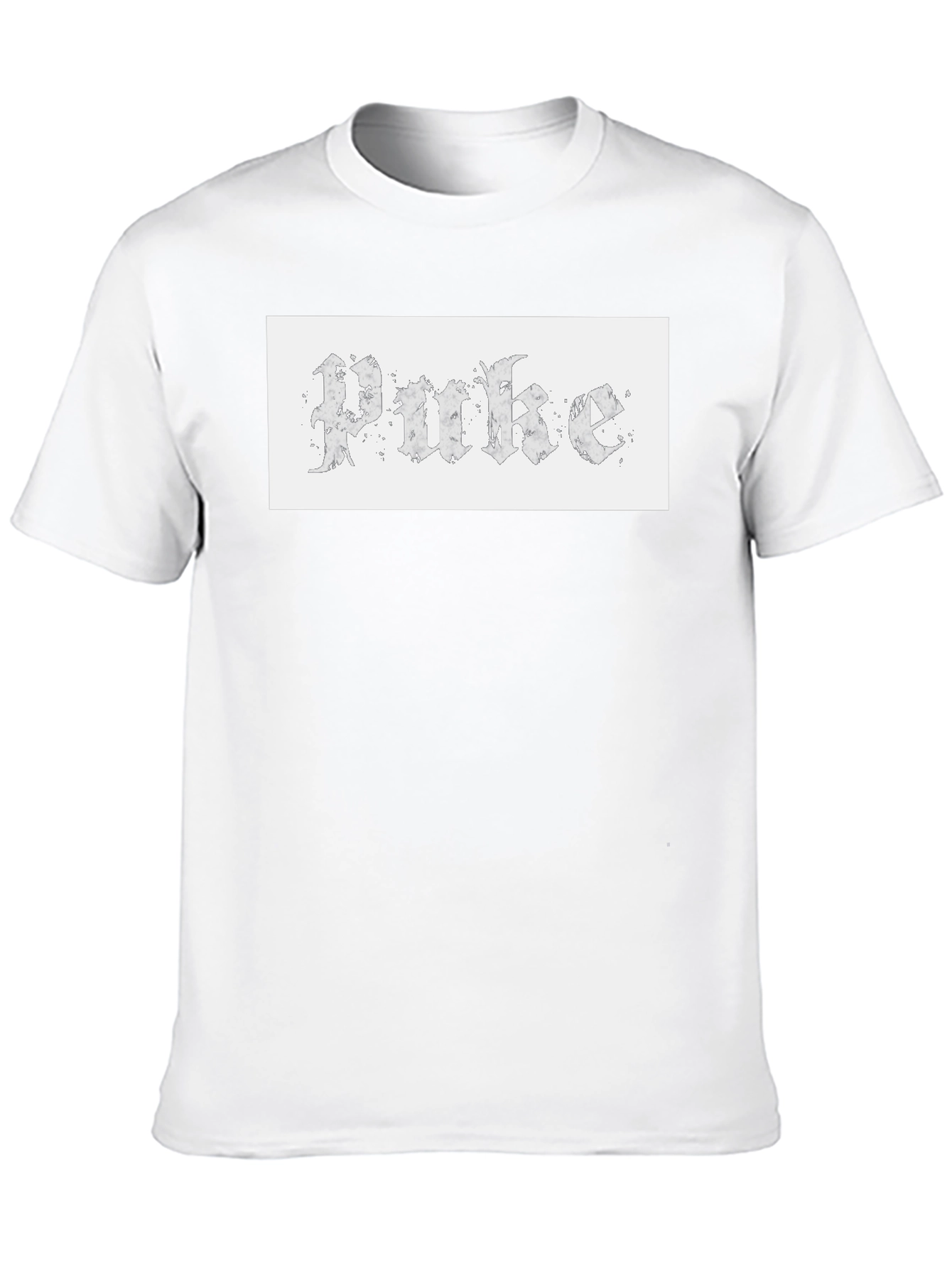 Black Gothic Text Tee - Unique Design, Casual Wear view 10
