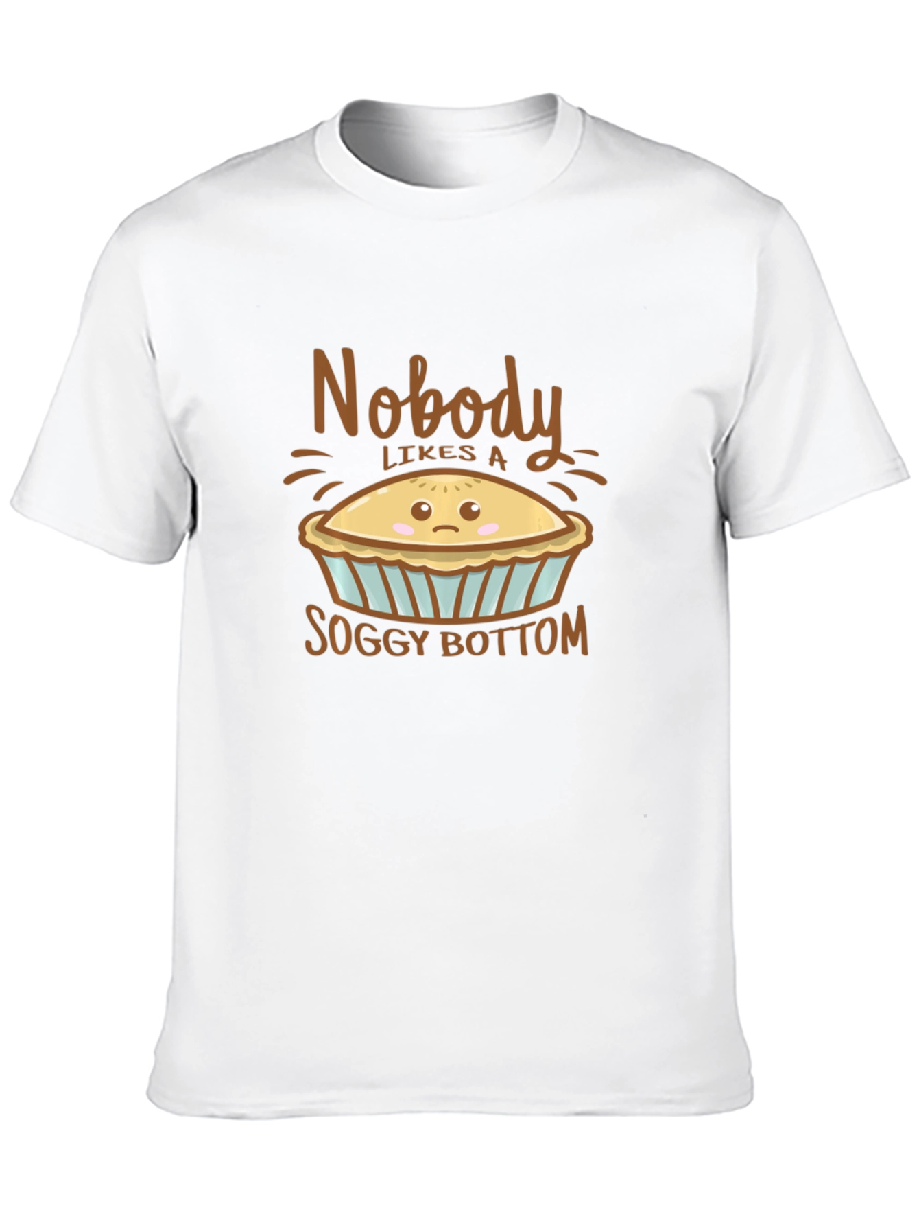 Black Nobody Likes A Soggy Bottom T-Shirt view 10