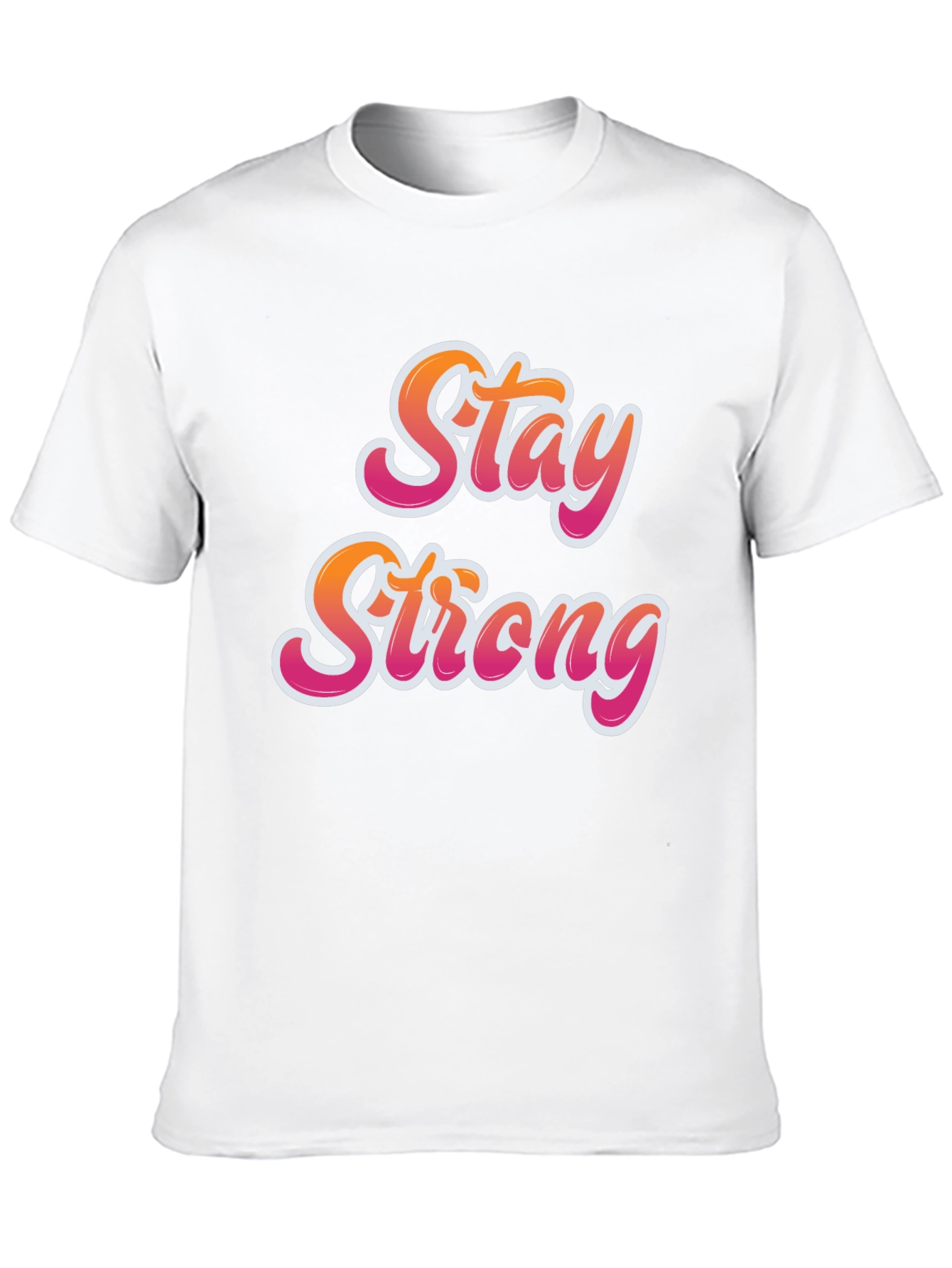 Black Stay Strong Graphic Tee - Black Cotton Comfort view 10