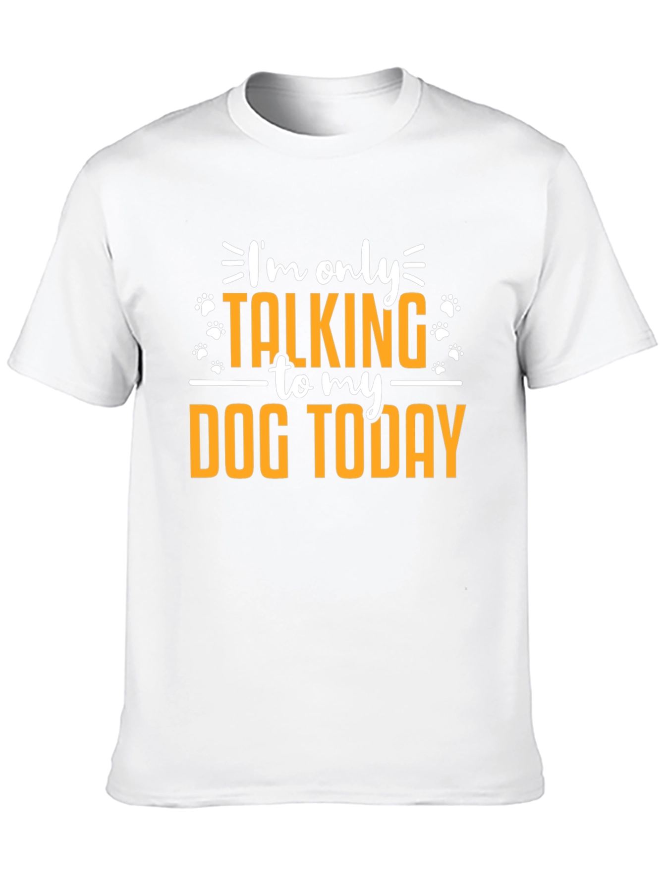 Black Dog Lover T-Shirt - Talking to My Dog Today - Casual Wear view 10