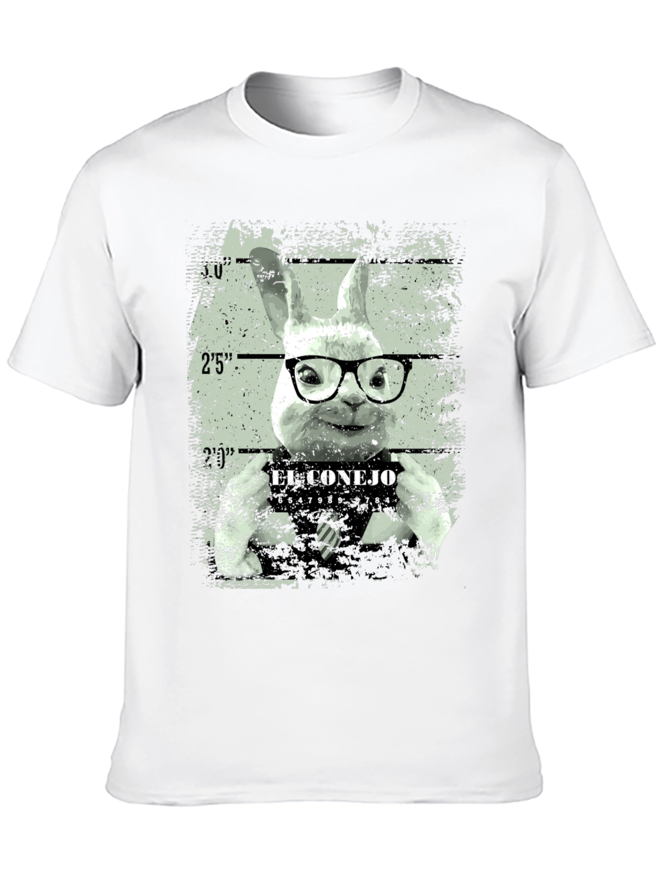 Black El Conejo Mugshot Graphic Tee view 10