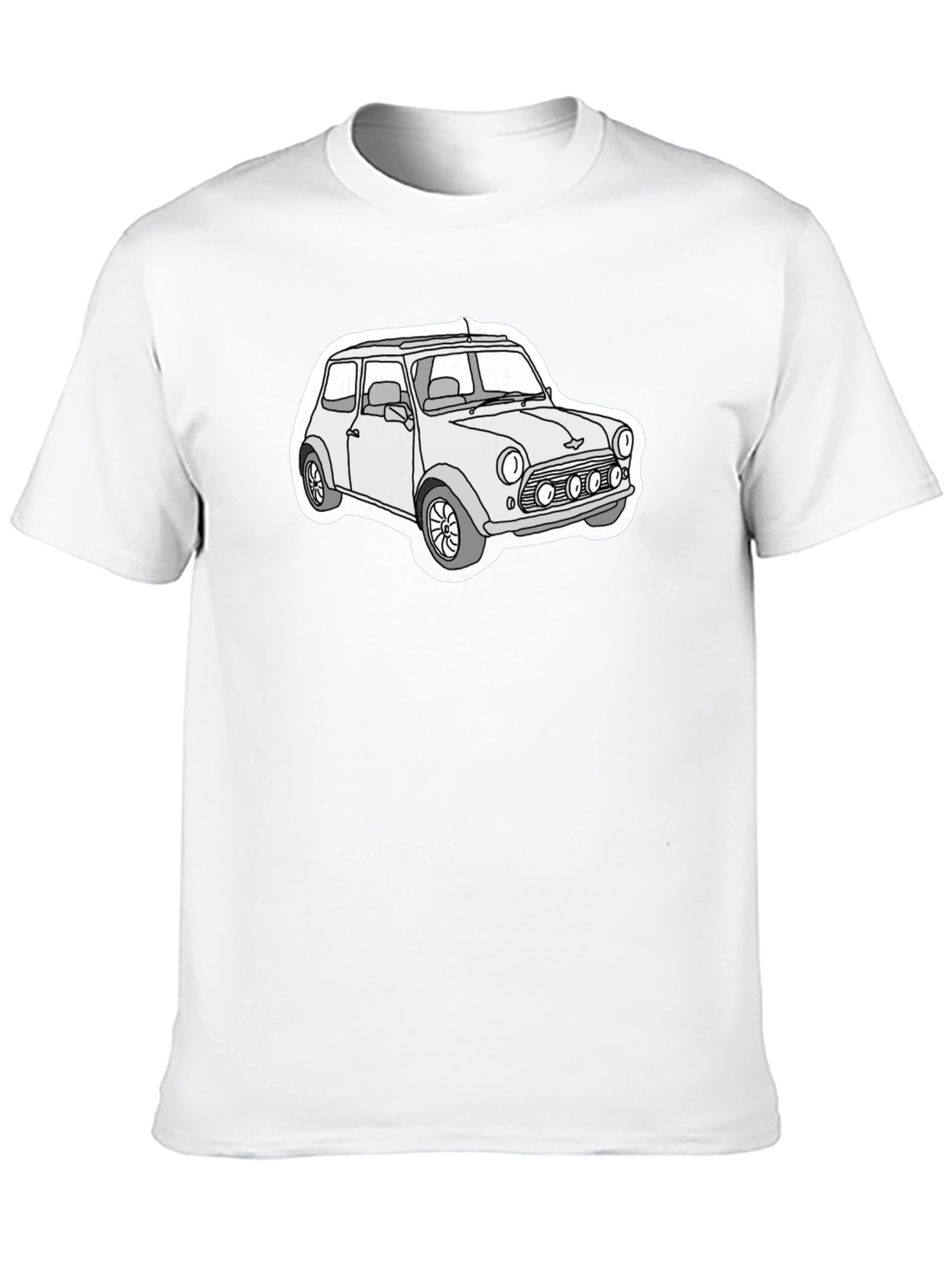 Black Classic Car Graphic Tee - Black view 10