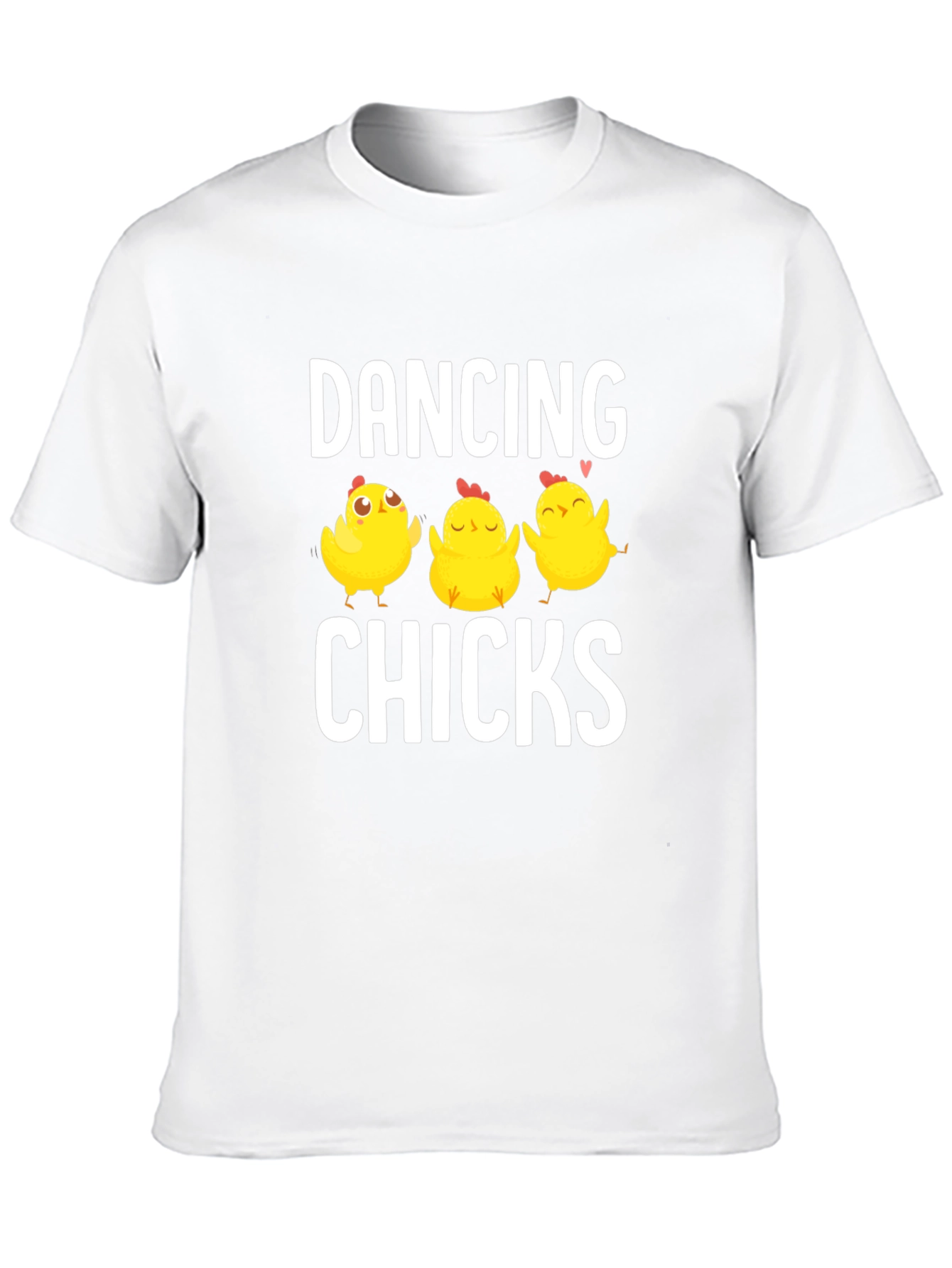 Black Dancing Chicks Graphic Tee - Black Cotton Blend view 10