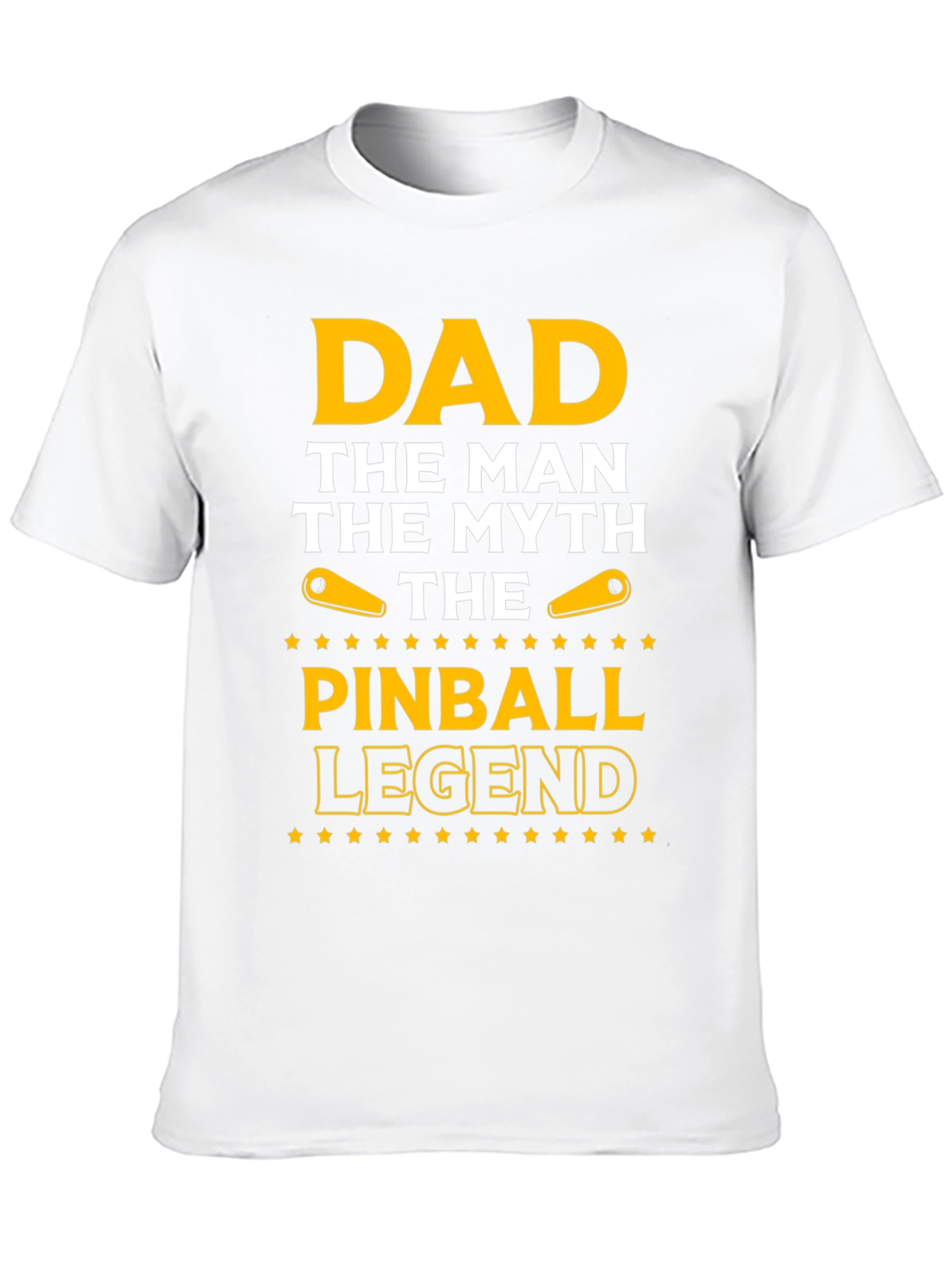 Black Dad Pinball Legend T-Shirt view 10