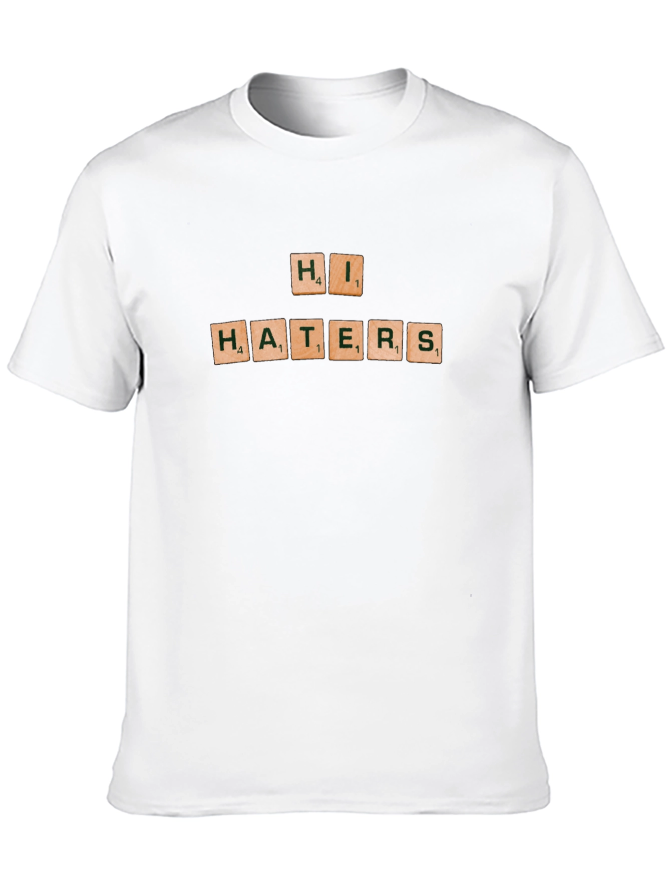 Black Hi Haters T-Shirt - Graphic Tee view 10