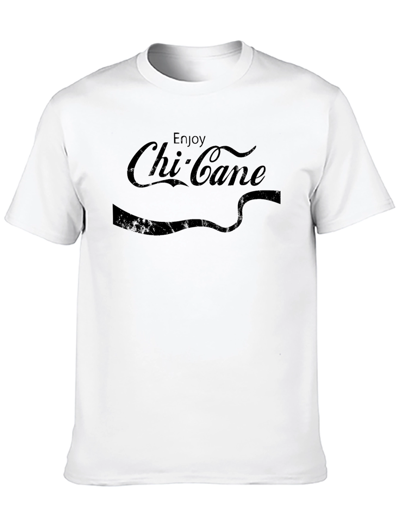 Black Chi-Cane Graphic Tee - Black Short Sleeve T-Shirt view 10