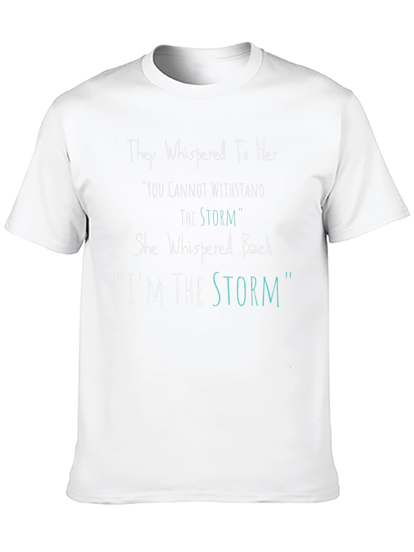 Black Empowered Woman T-Shirt - I'm The Storm view 10