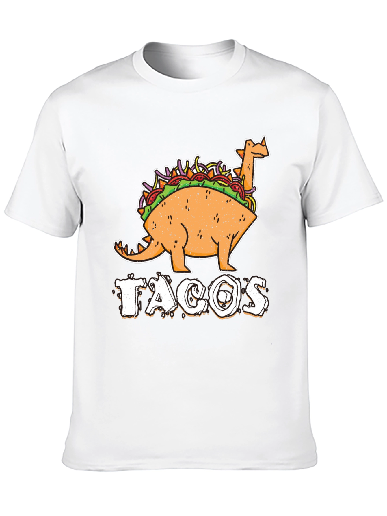 Black Taco Dinosaur T-Shirt - Funny Foodie Tee view 10