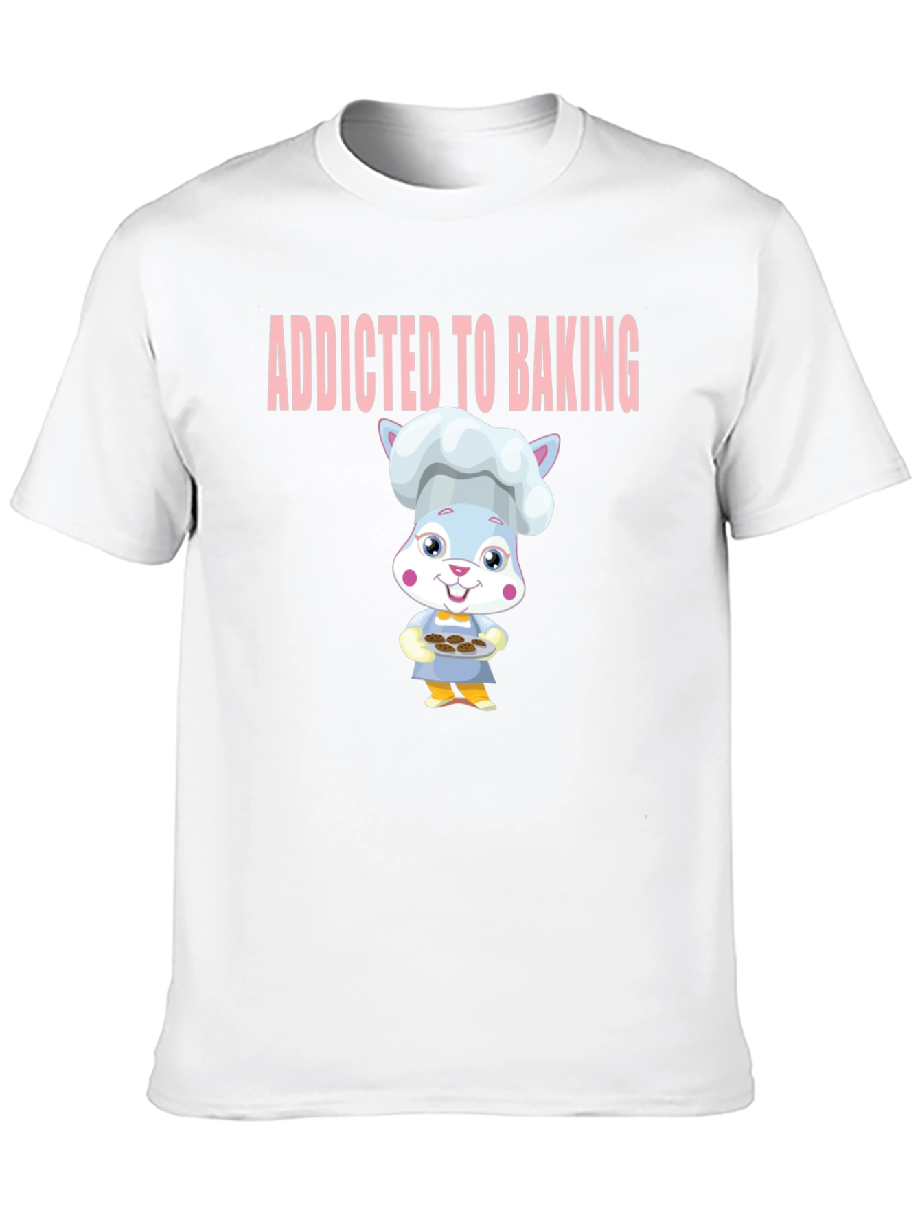 Black Addicted to Baking Unisex T-Shirt  view 10