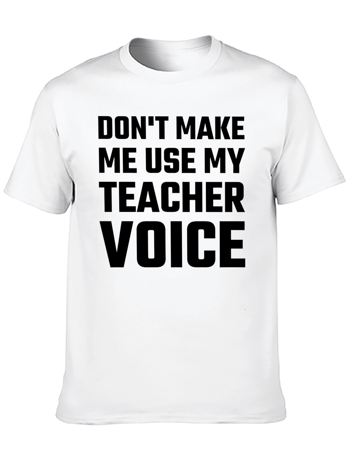 Black Teacher Voice T-Shirt Funny Novelty Teaching Shirt view 10
