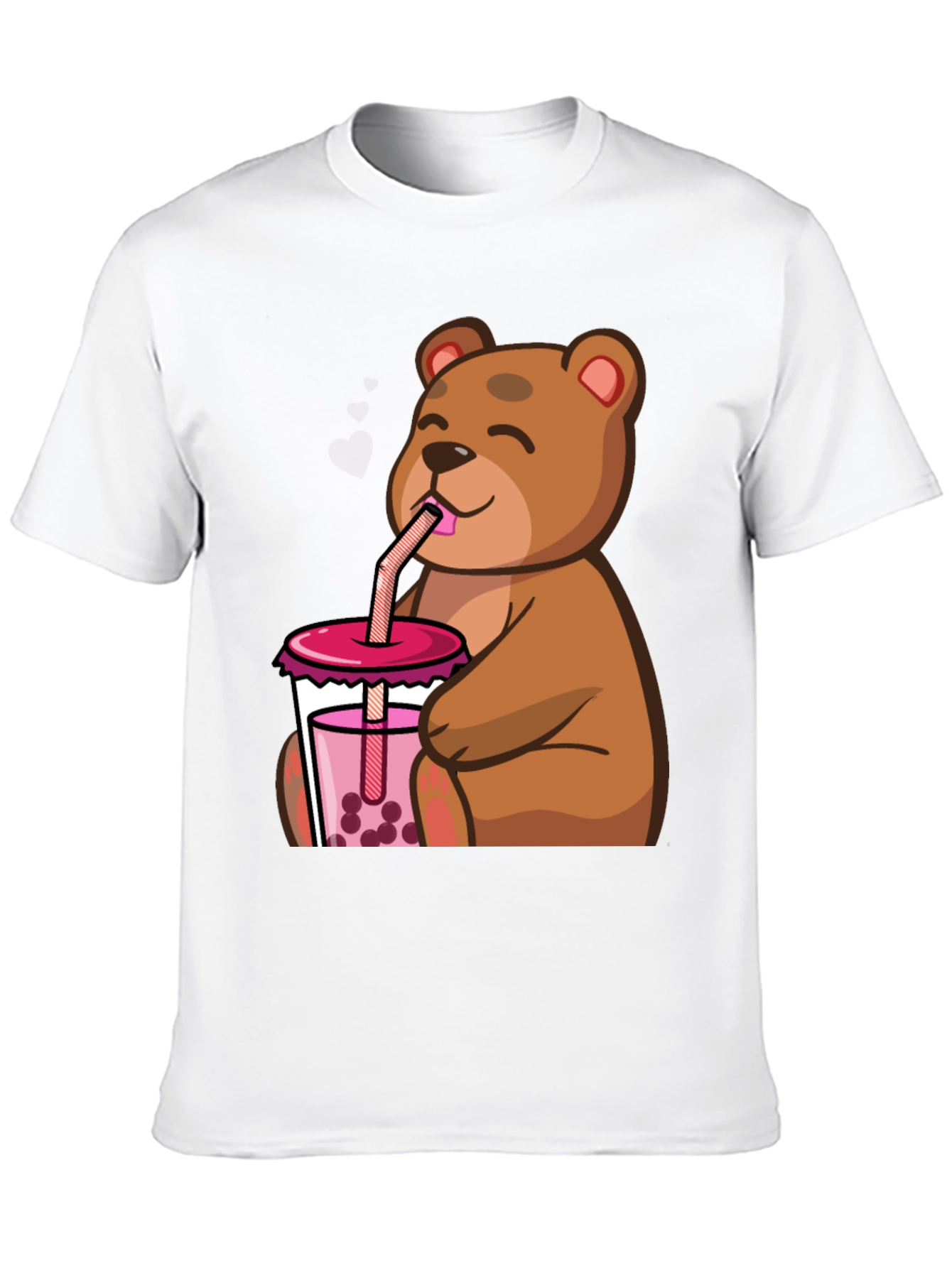 Black Bear Boba Bubble Tea T-Shirt view 10
