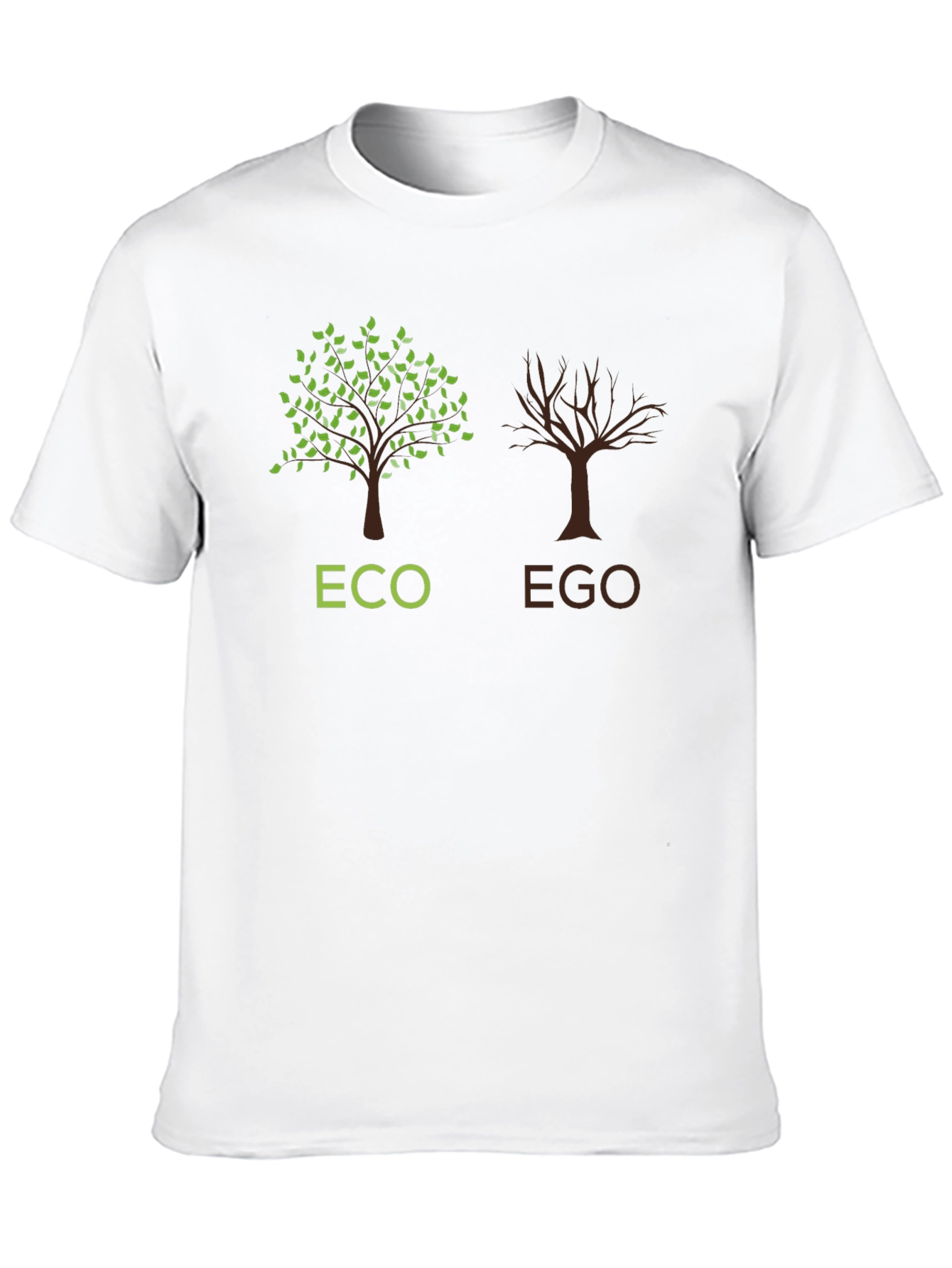 Black Eco vs Ego Graphic T-Shirt view 10