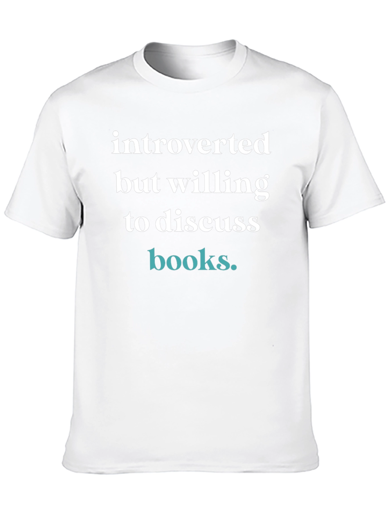 Black Introverted But Willing to Discuss Books T-Shirt view 10