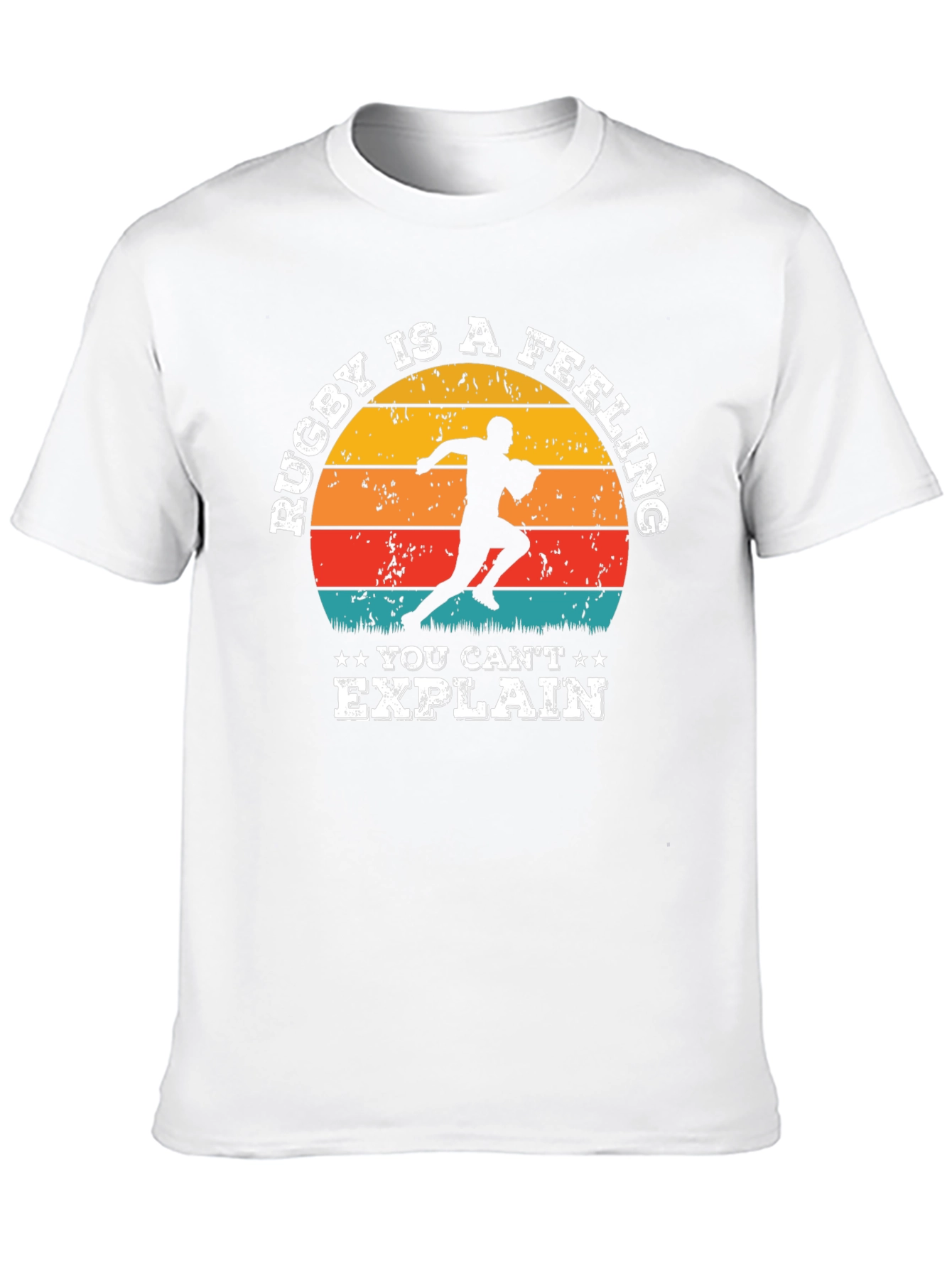 Black Rugby Is a Feeling T-Shirt - Retro Style view 10