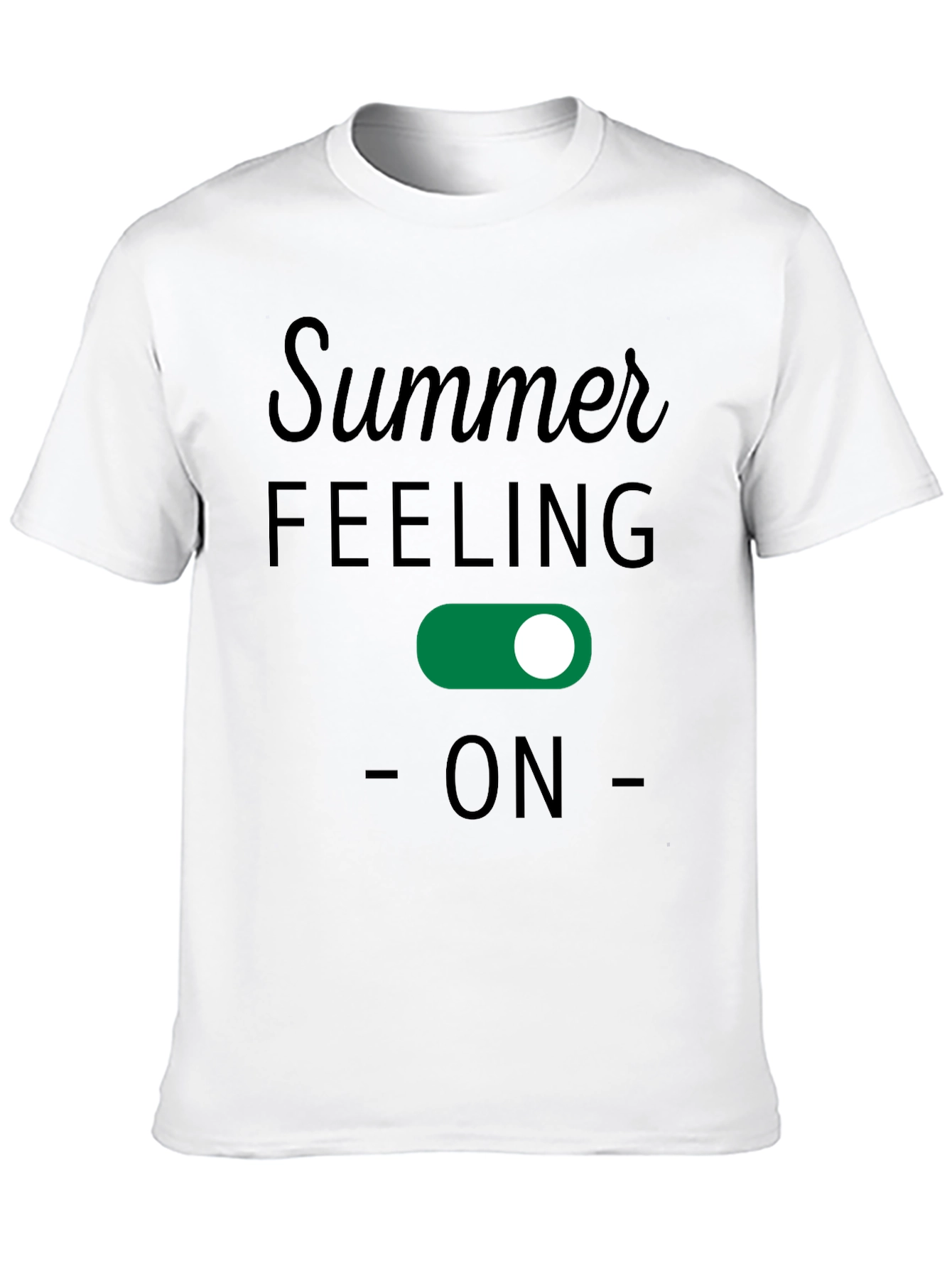 Black Summer Feeling On T-Shirt view 10