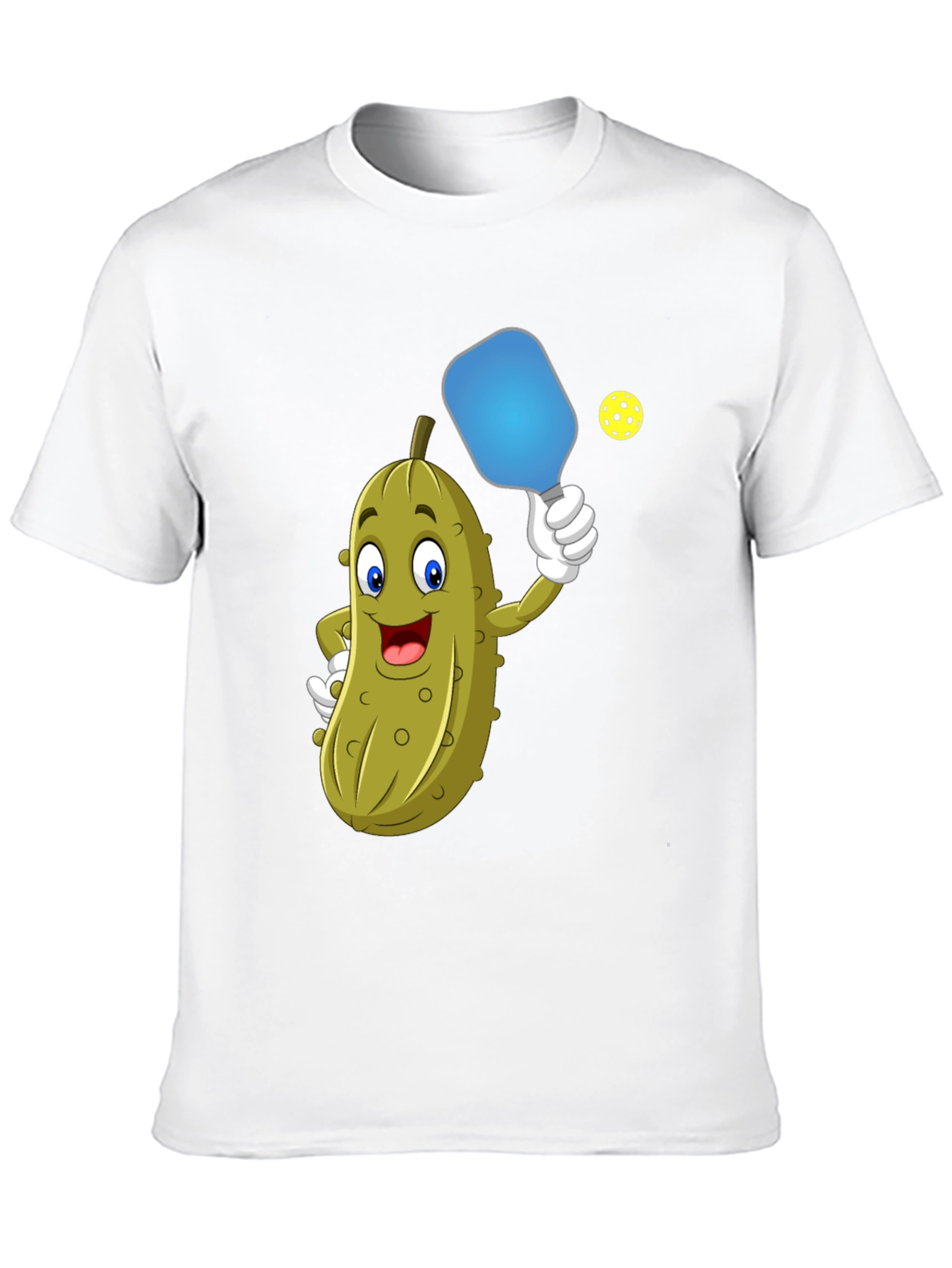 Black Pickleball Pickle T-Shirt - Funny Sports Tee view 10