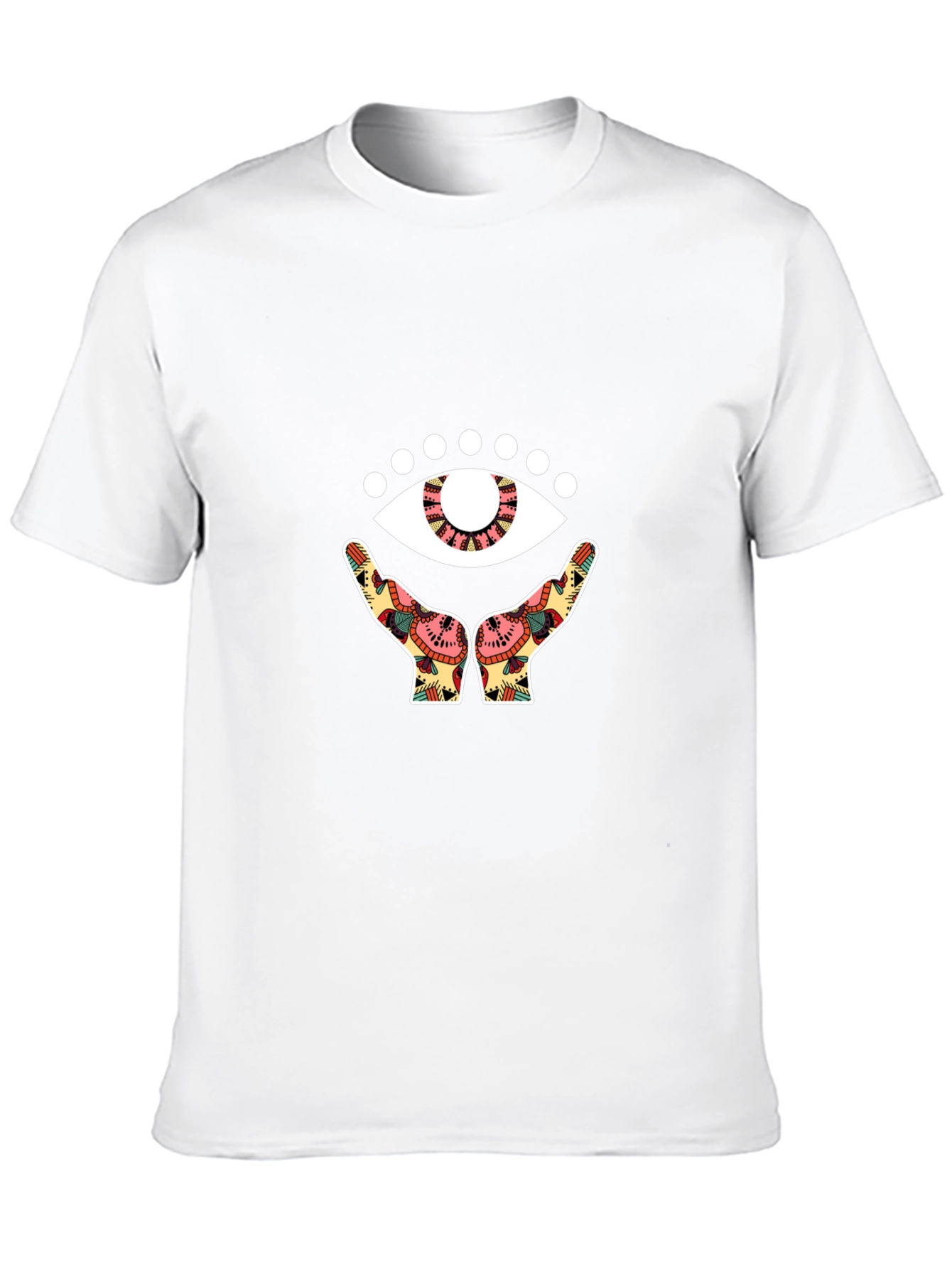 Mystic Eye Graphic Tee - Black Cotton Comfort - 10