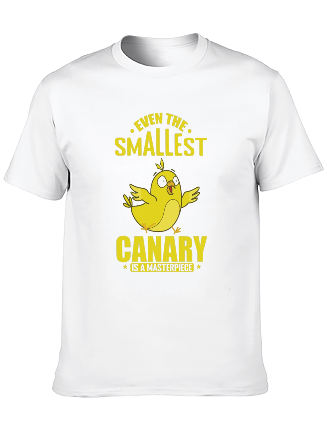Black Smallest Canary Masterpiece Black T-Shirt view 10