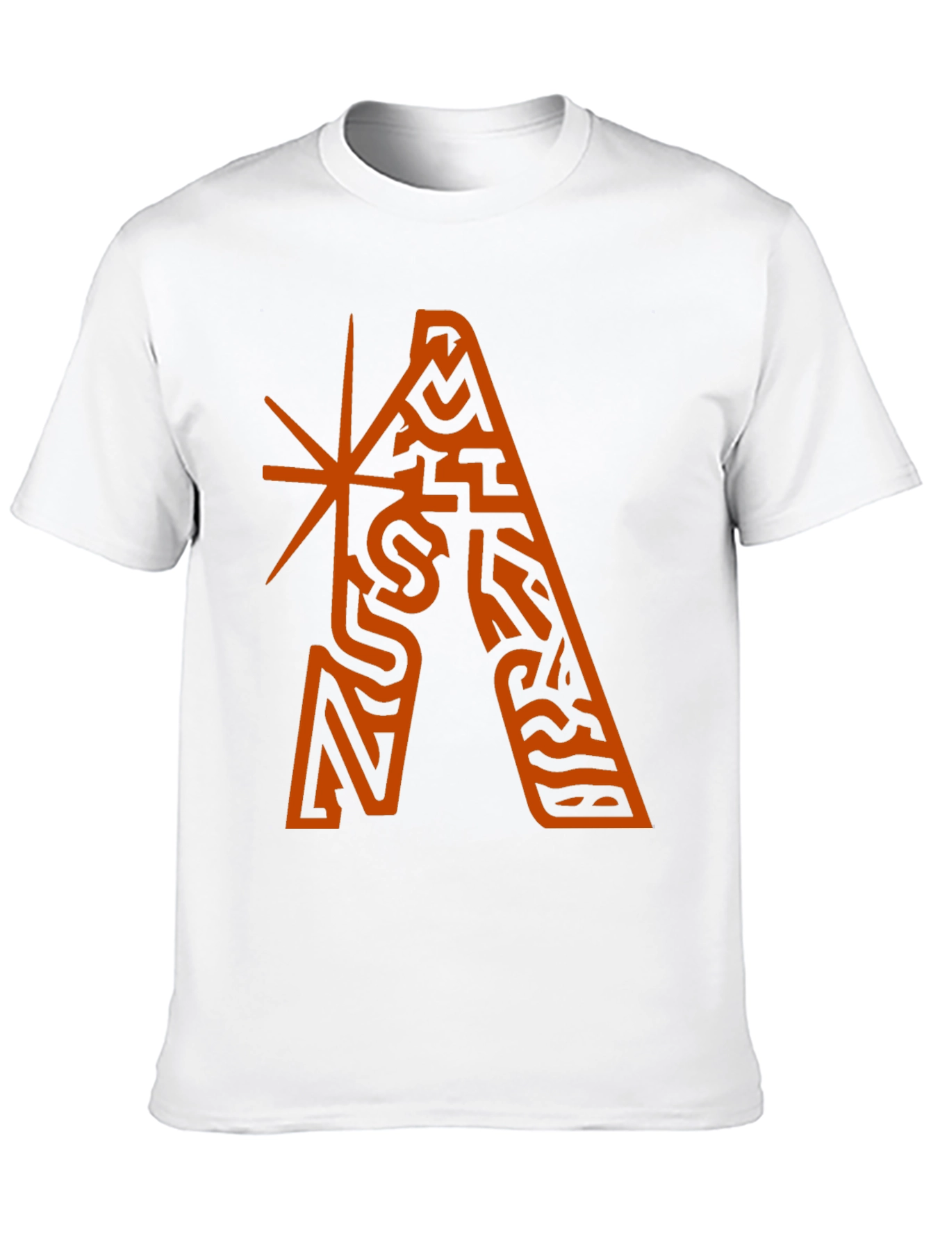 Black Abstract Graphic Tee - Black view 10