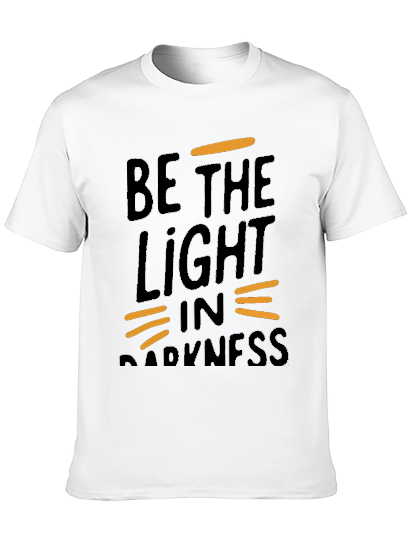 Black Be the Light in Darkness Graphic Tee view 10