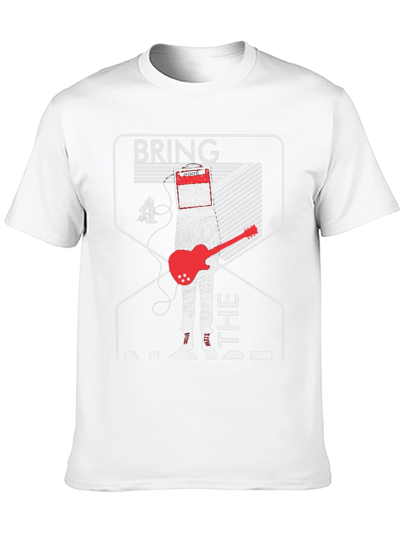 Black Bring the Noise Graphic Tee - Black view 10