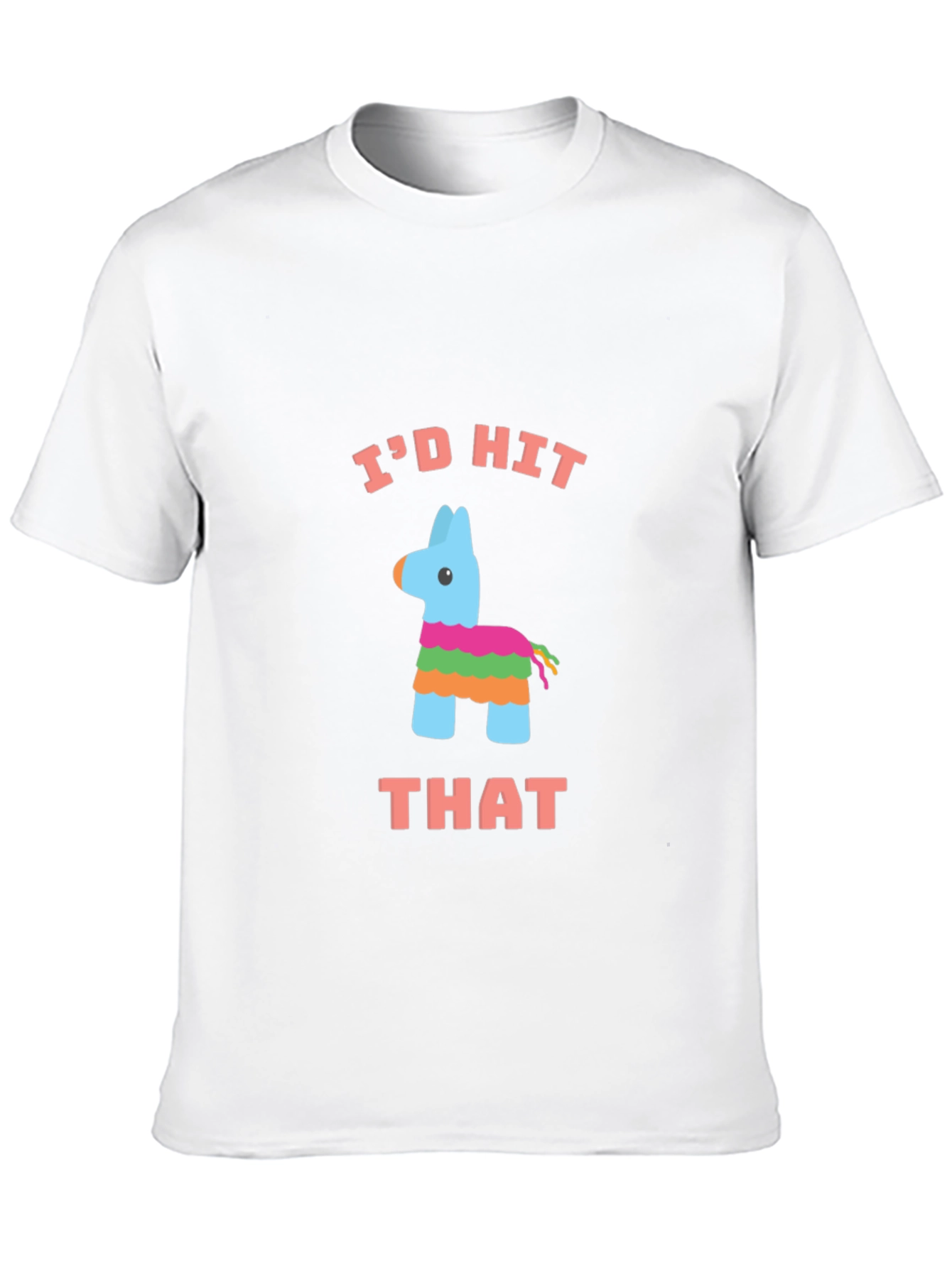 Black I'd Hit That Piñata T-Shirt view 10