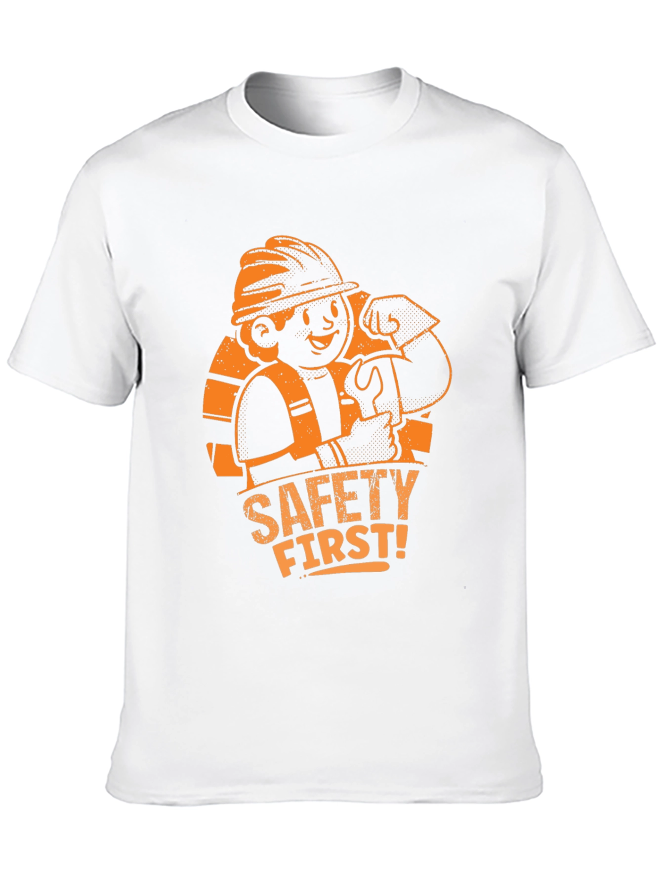 Black Safety First! Graphic T-Shirt view 10