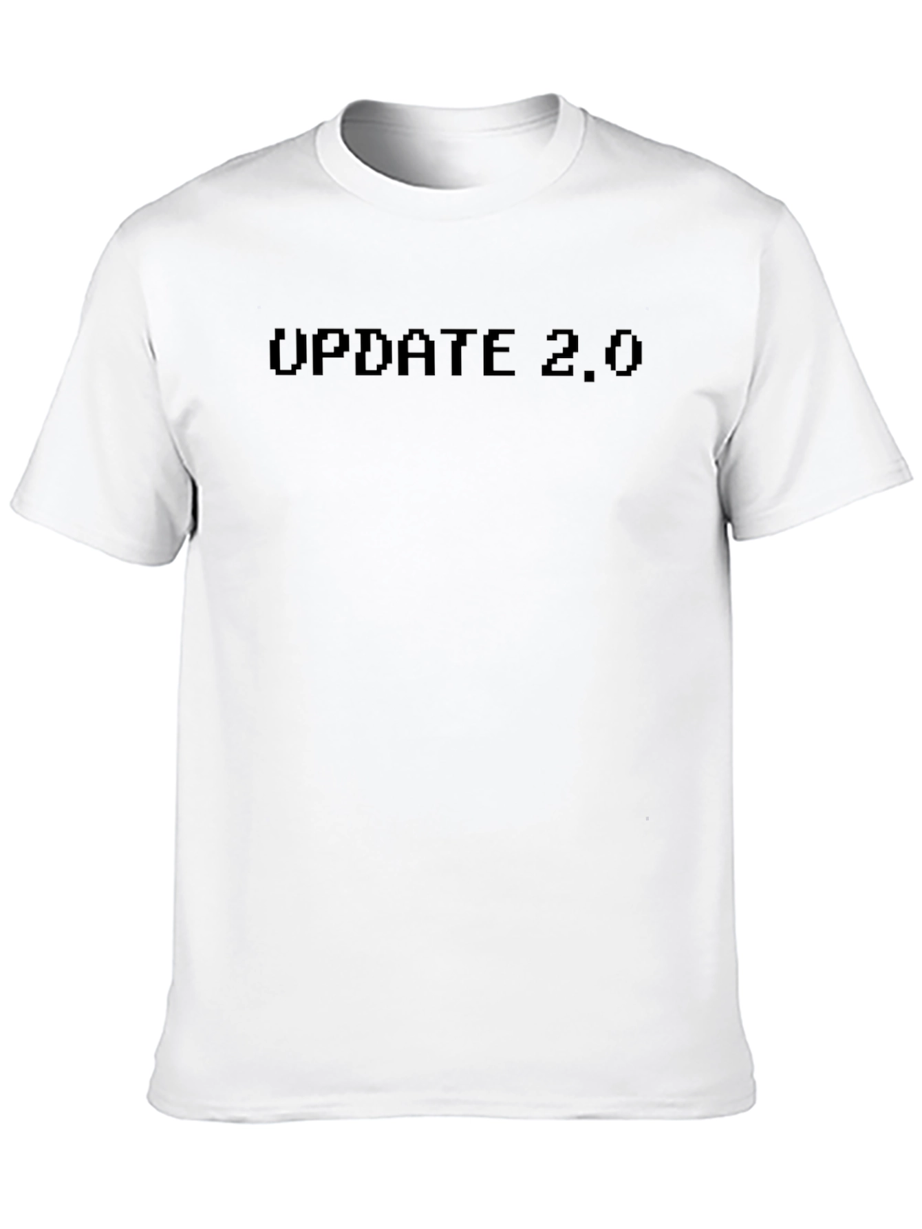 Black Update 2.0 Black Pixel Graphic T-Shirt view 10