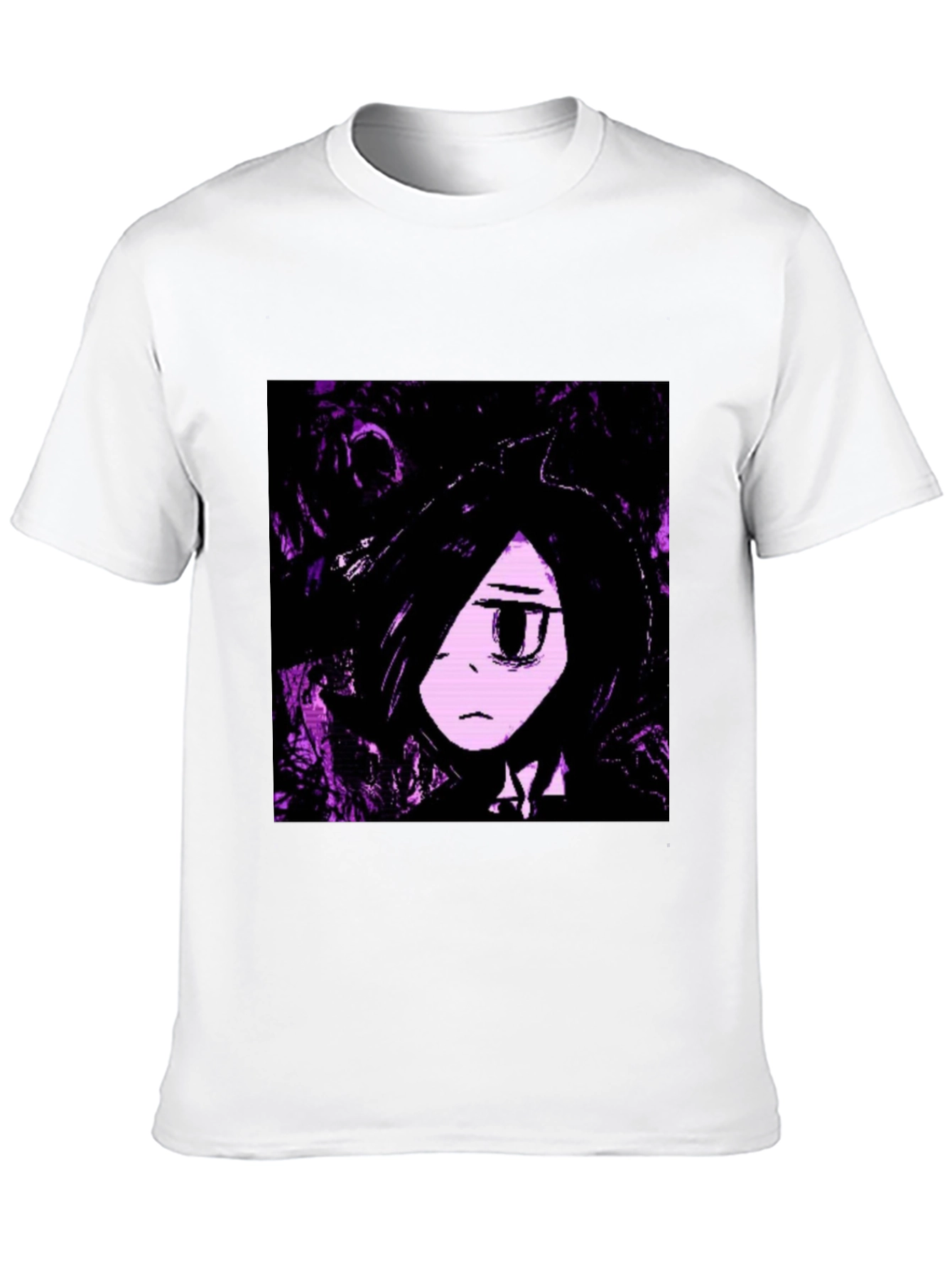 Black Anime Graphic Black T-Shirt view 10