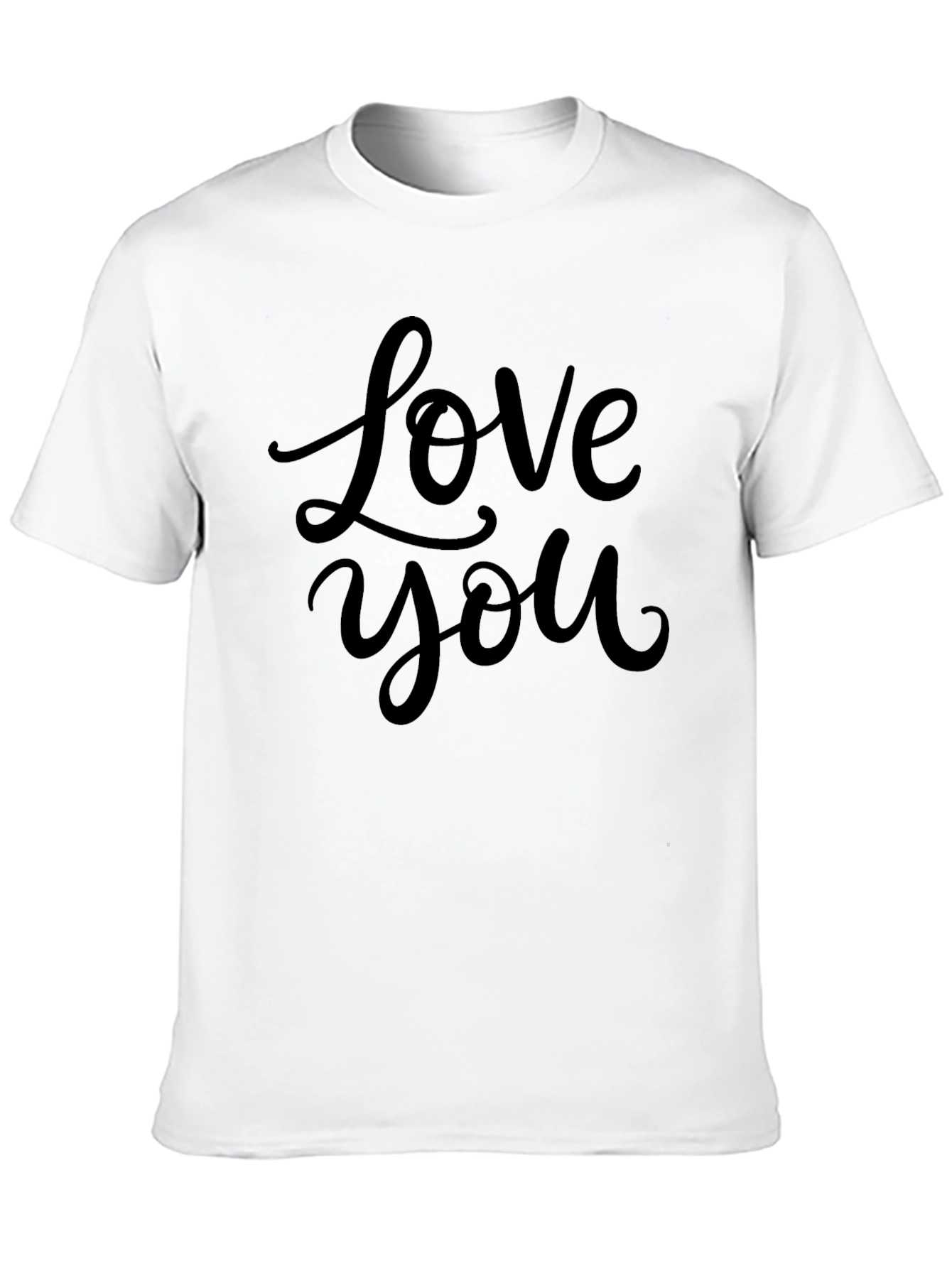 Black Love You Black Graphic Tee - Stylish Casual Comfort view 10