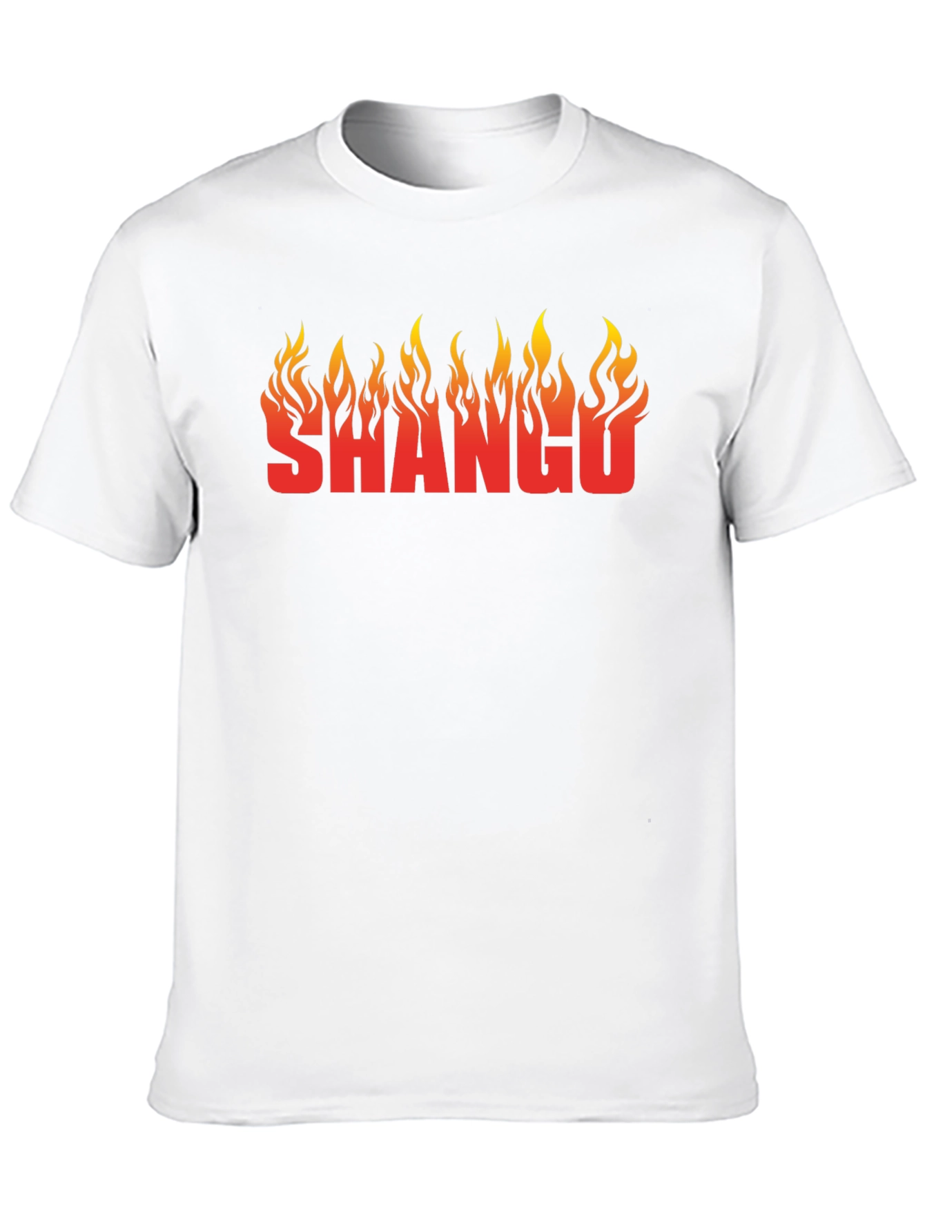 Black Shango Flame Graphic Black T-Shirt view 10