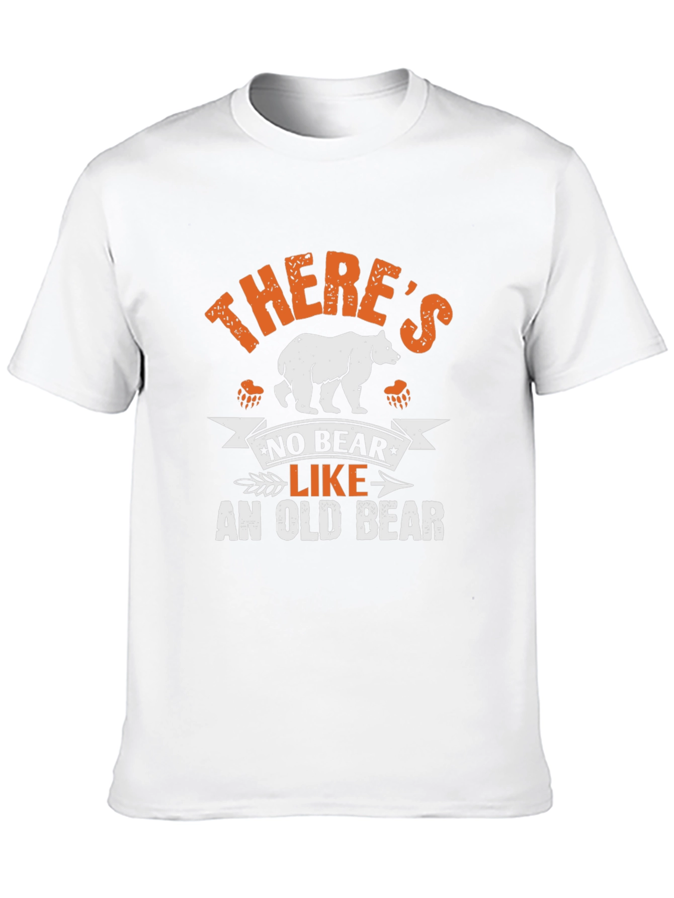 Black There's No Bear Like an Old Bear T-Shirt view 10