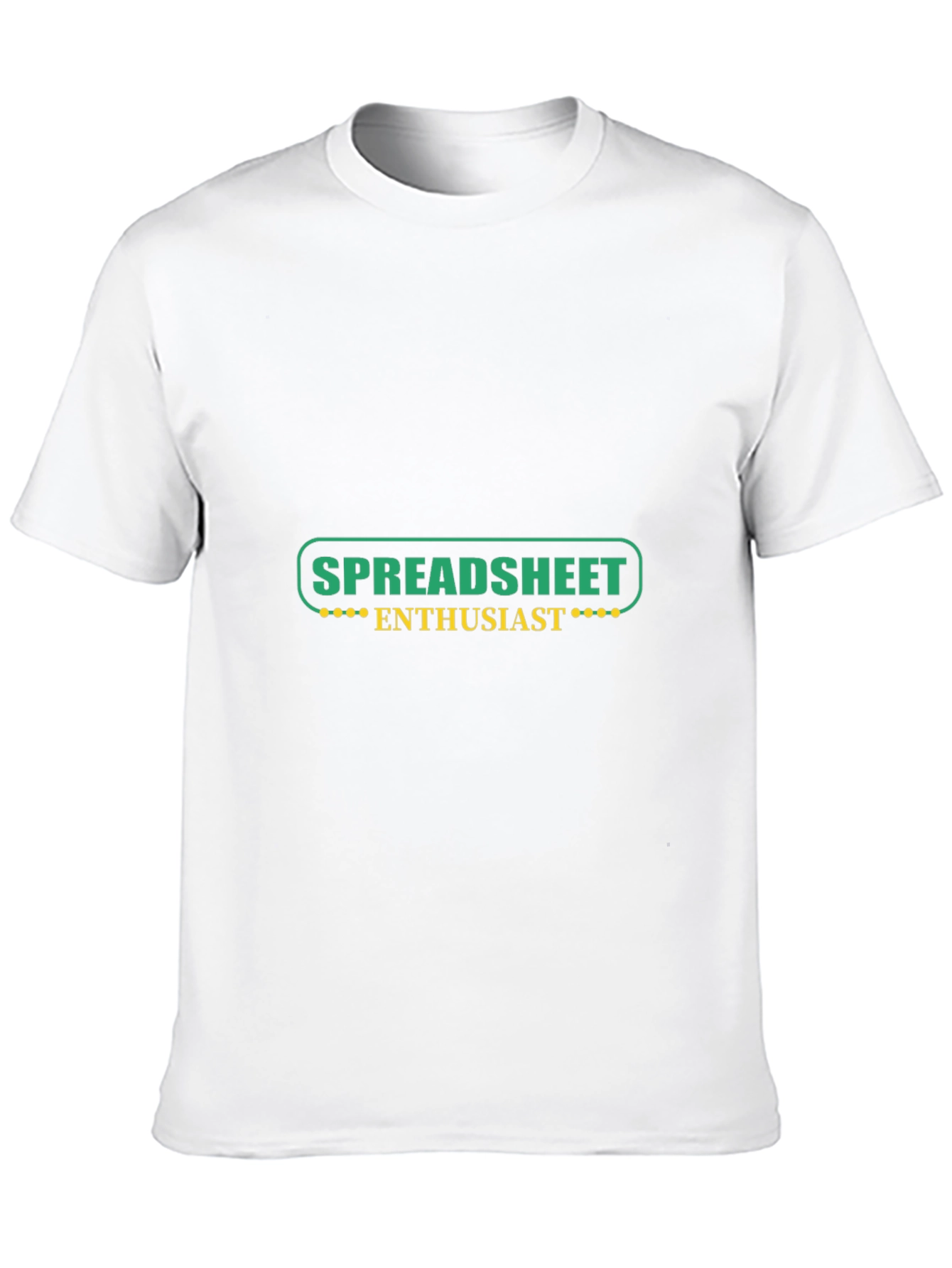 Black Spreadsheet Enthusiast Graphic Tee view 10