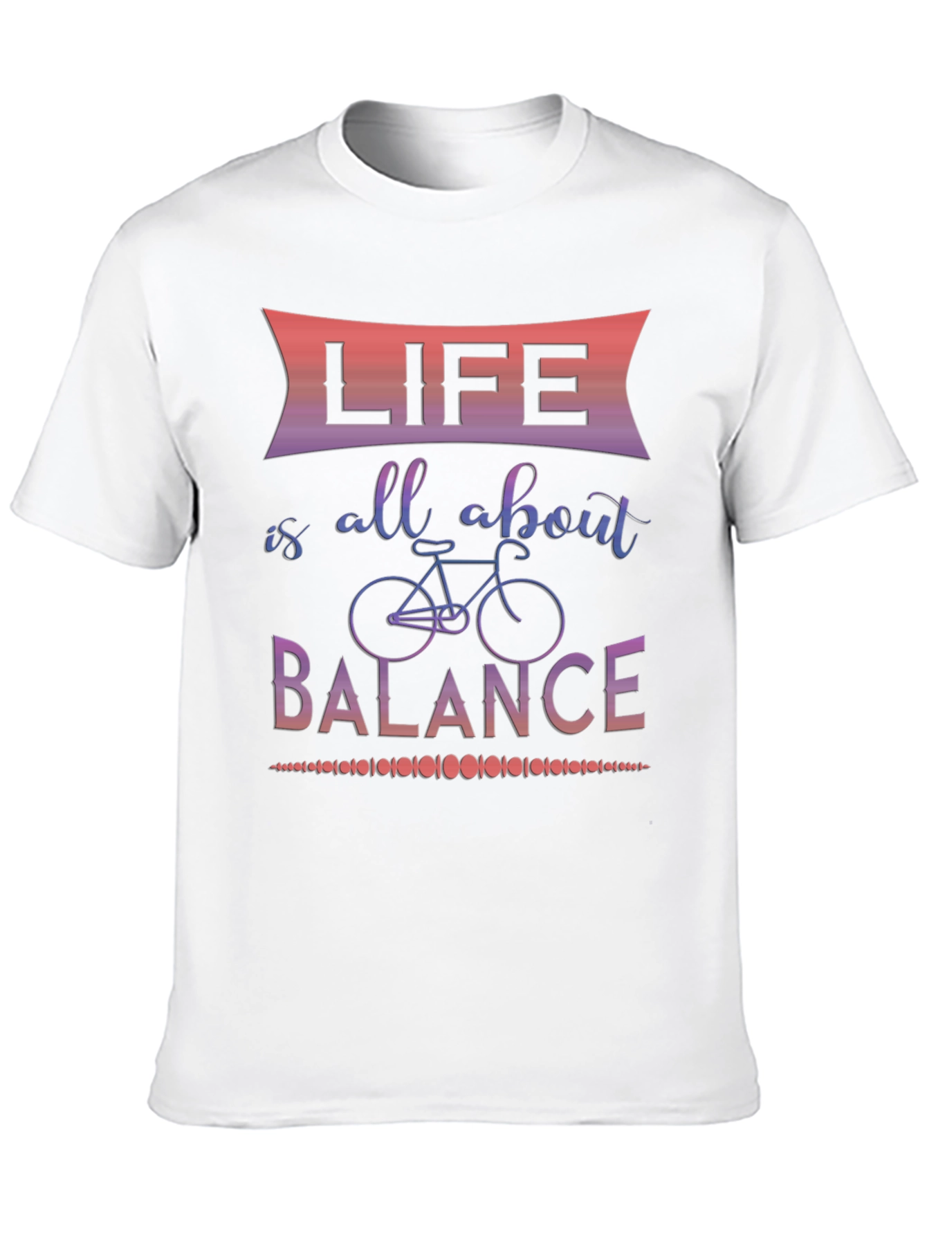 Black Life is all about balance graphic tee view 10