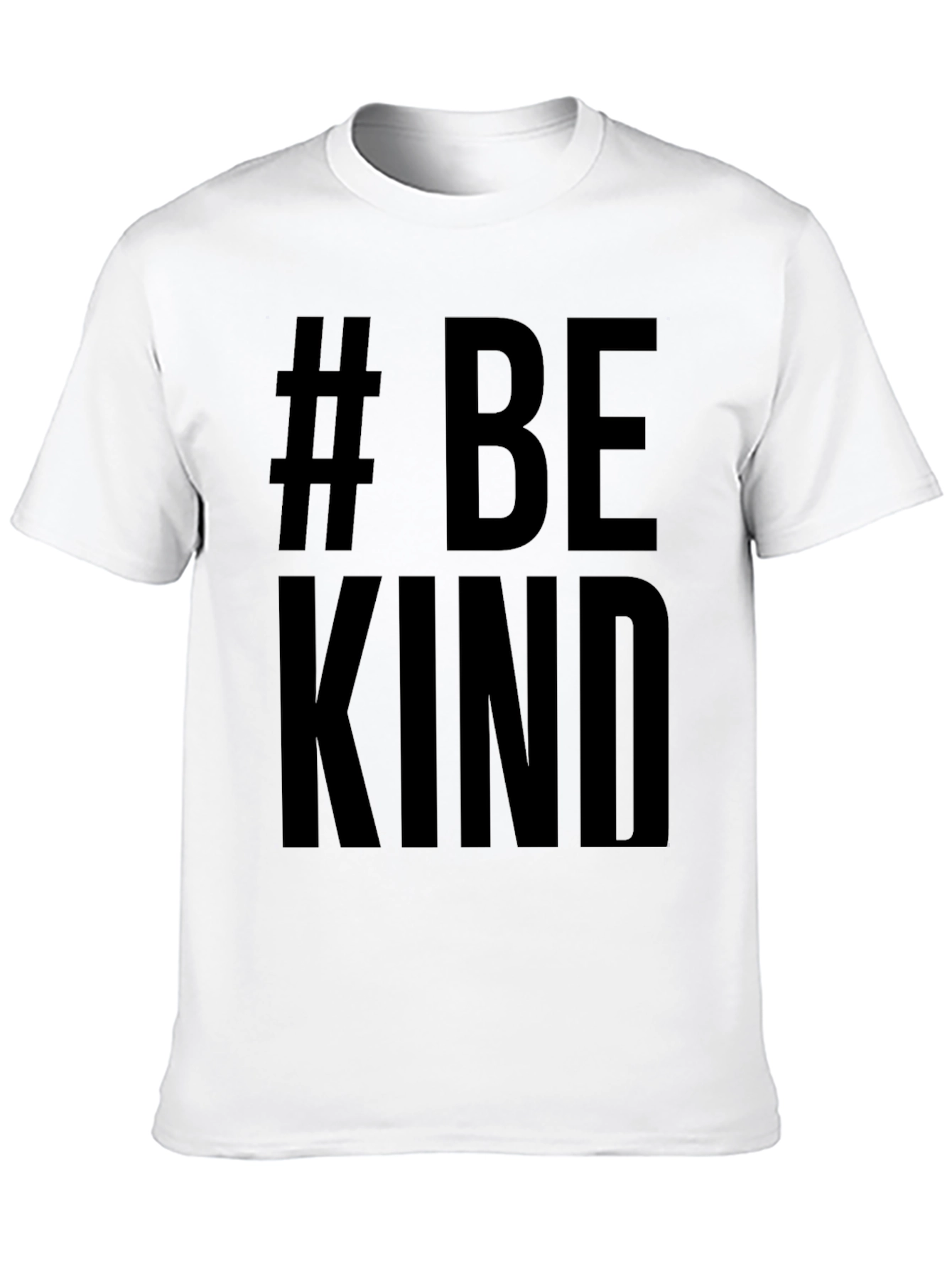 Black # Be Kind Black Graphic T-Shirt - Casual Style view 10