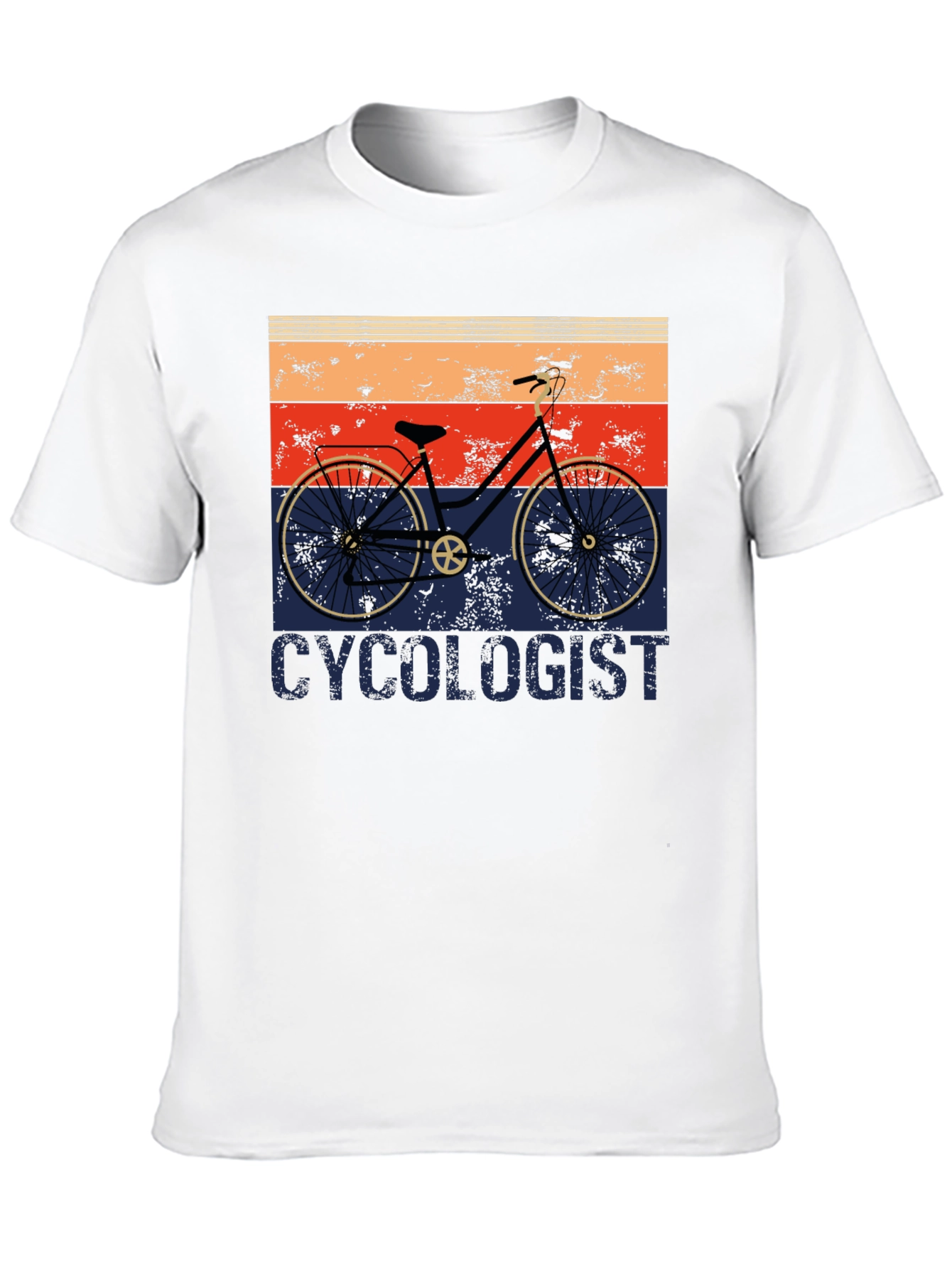 Black Cycologist Retro Cycling T-Shirt view 10