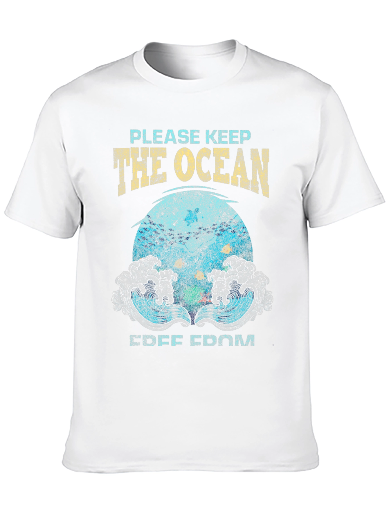Black Ocean Conservation Graphic Tee view 10