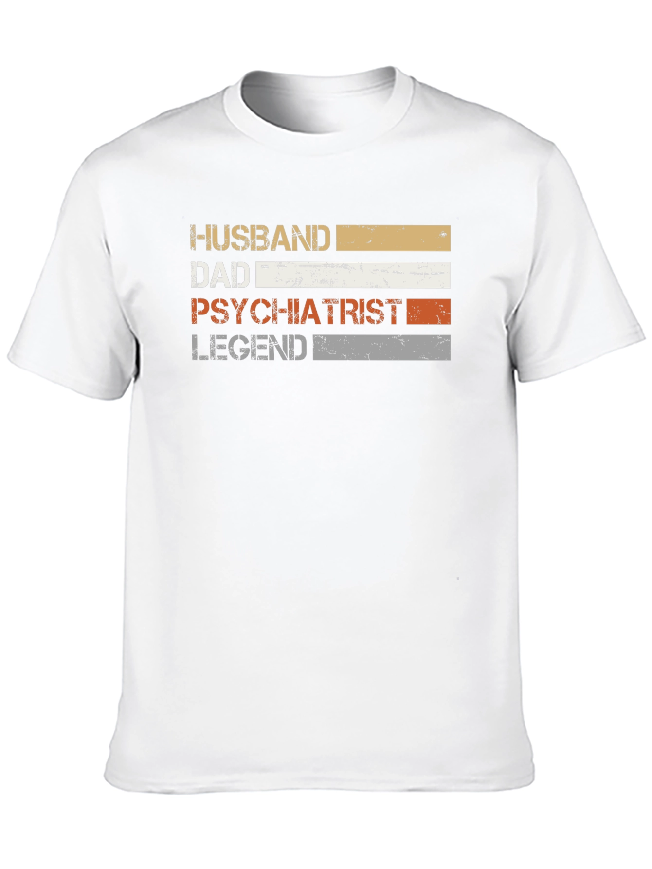 Black Husband Dad Psychiatrist Legend T-Shirt view 10