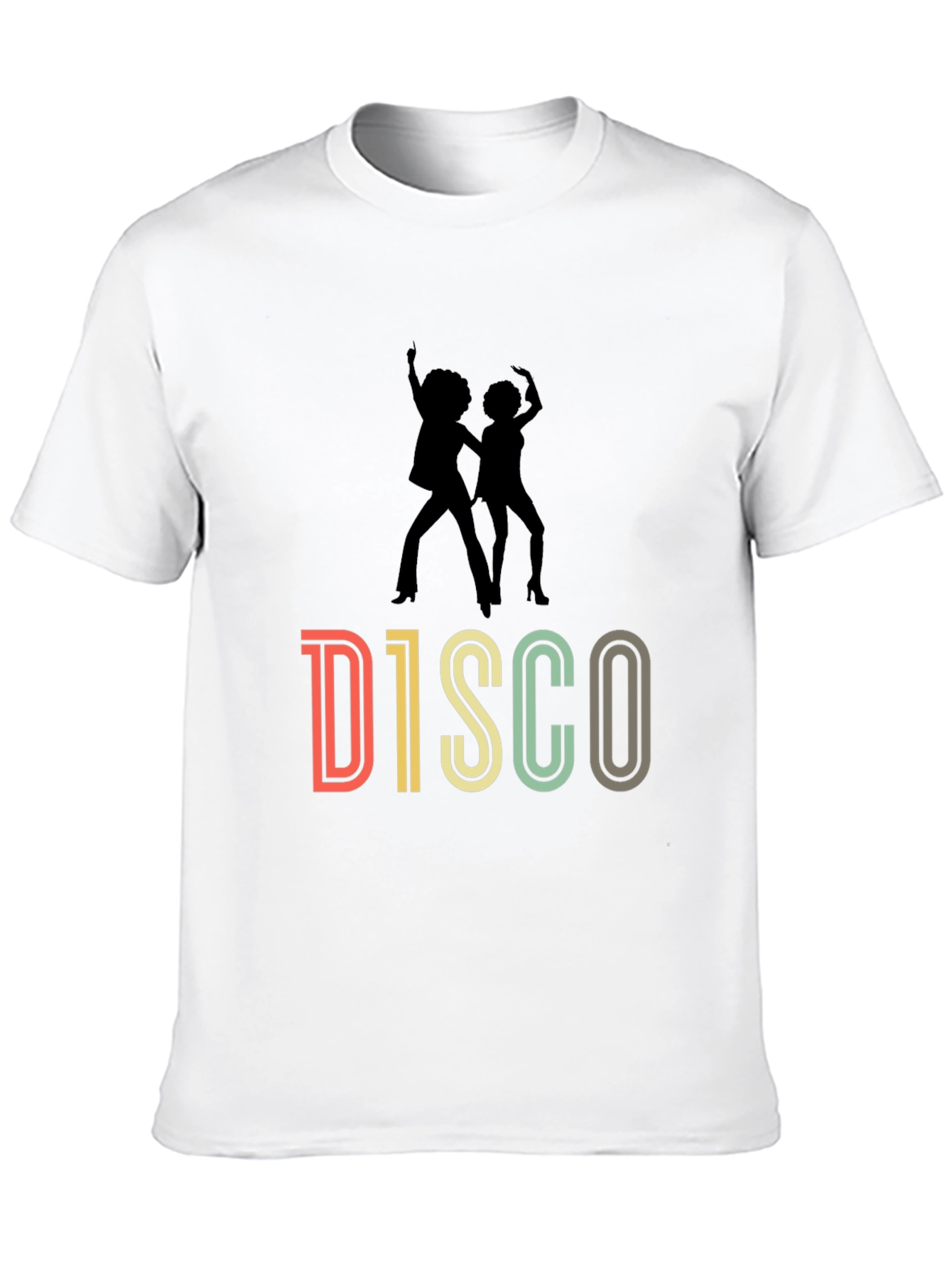 Black Retro Disco T-Shirt - Vintage Dance Design view 10