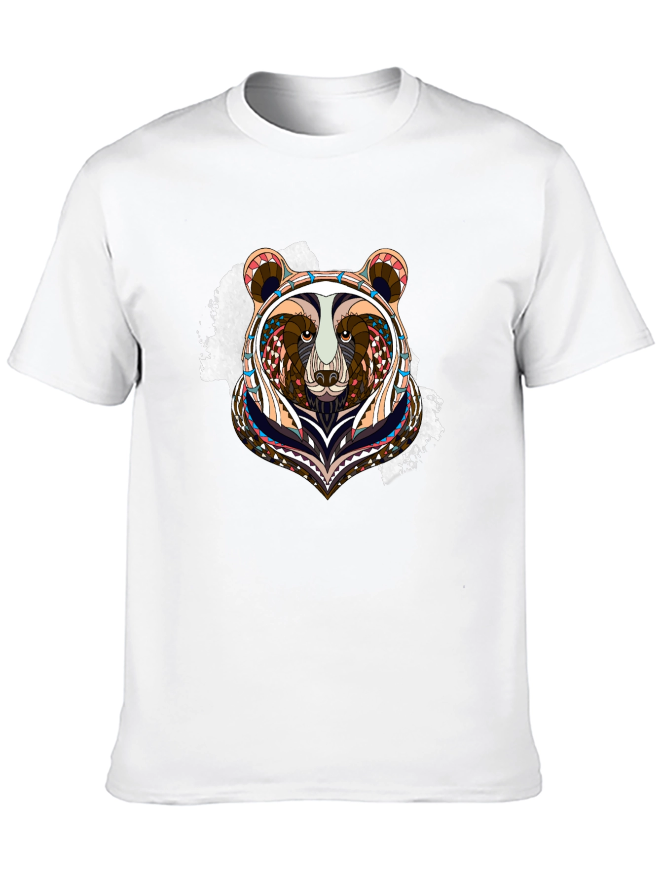 Black Bear Graphic Tee - Unique Tribal Design view 10