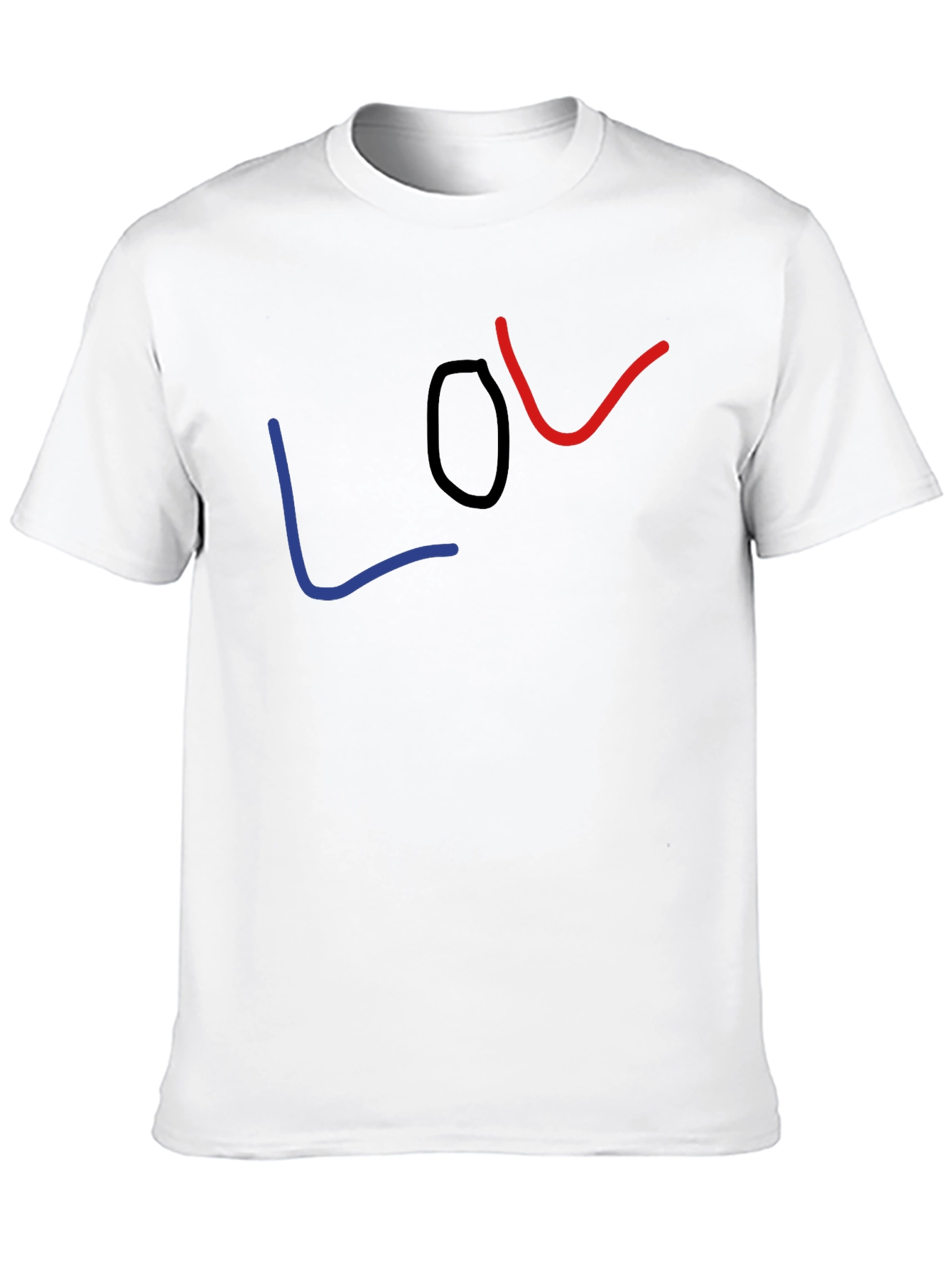 Black LOL Graphic Tee - Casual Black T-Shirt view 10