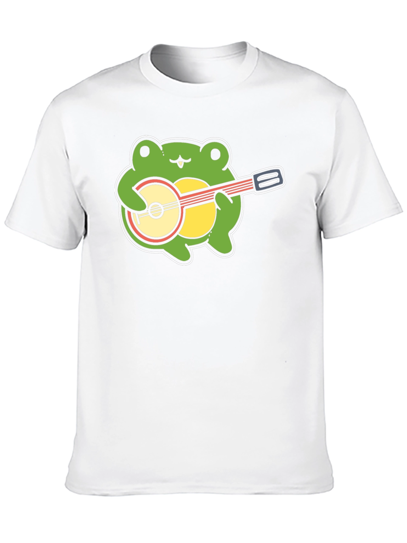 Black Frog Banjo T-Shirt - Cute Musical Tee view 10
