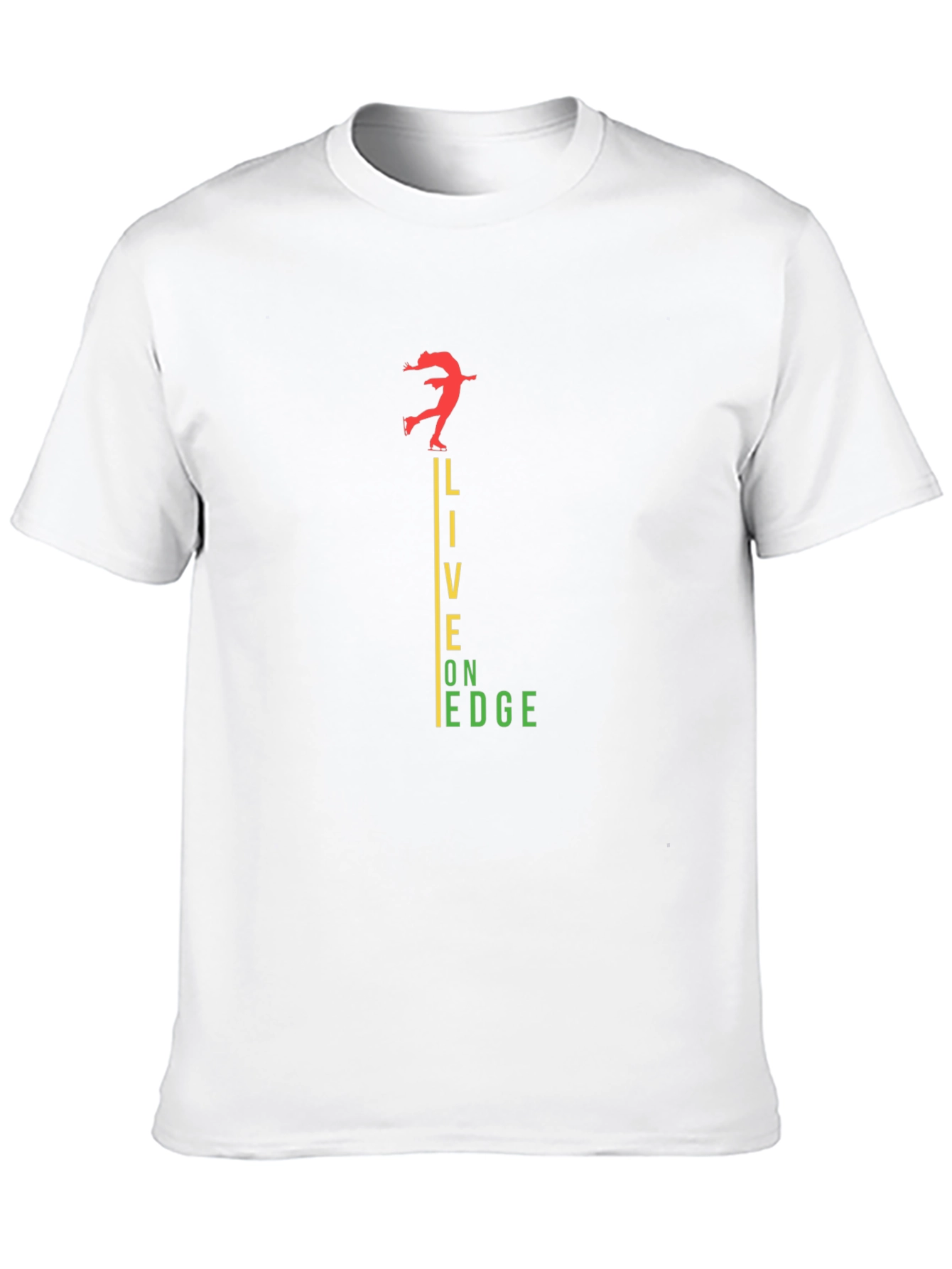 Black Live on Edge T-Shirt: Bold Graphic Tee view 10