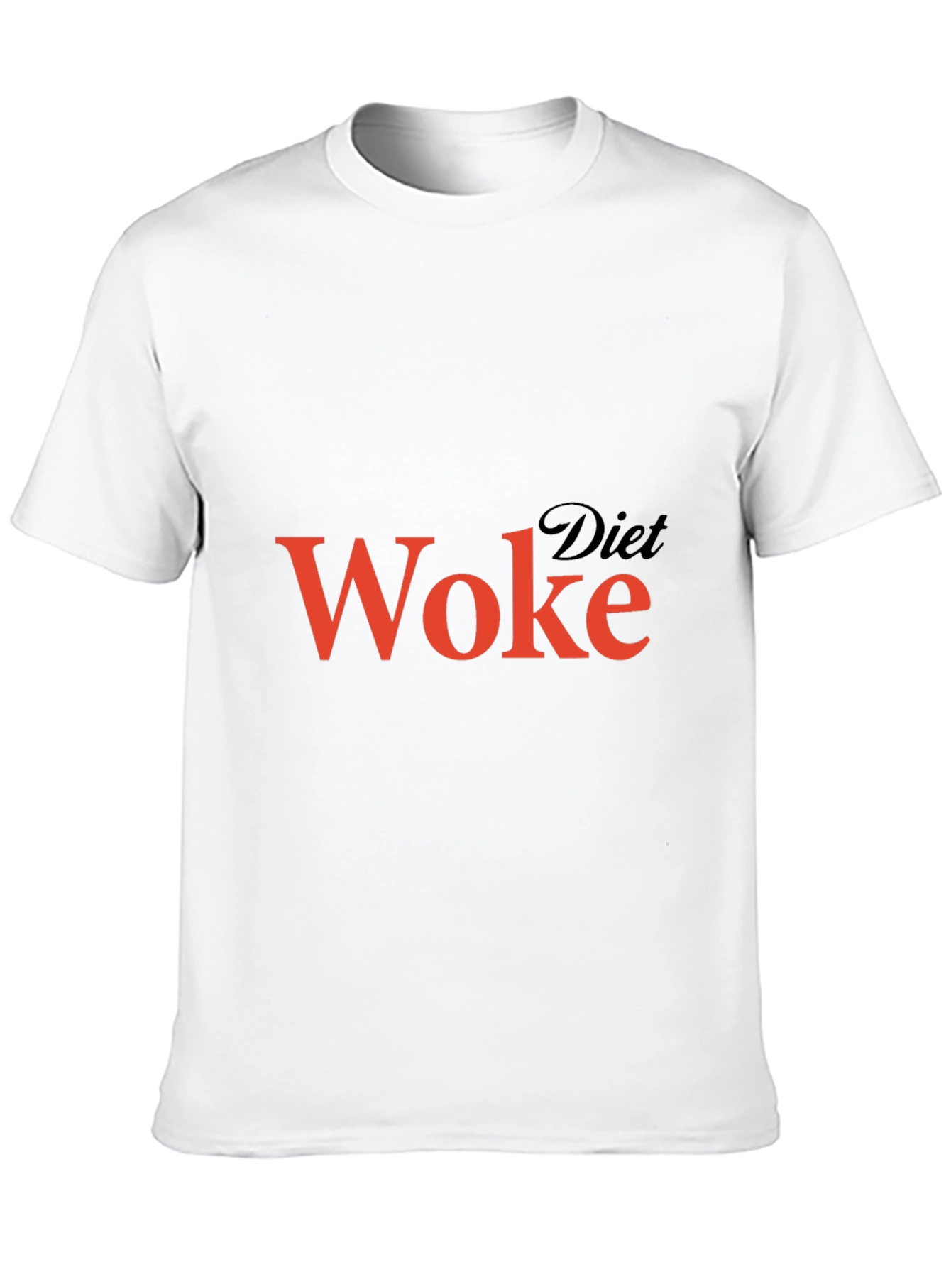 Black Diet Woke Graphic T-Shirt - Black view 10