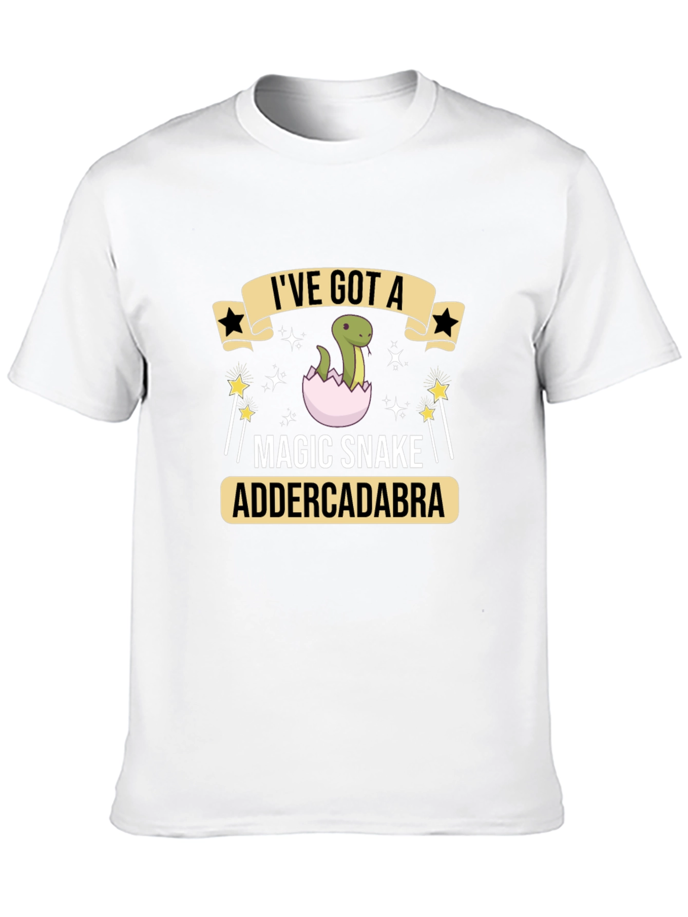 Black Magic Snake T-Shirt - Addercadabra Design view 10