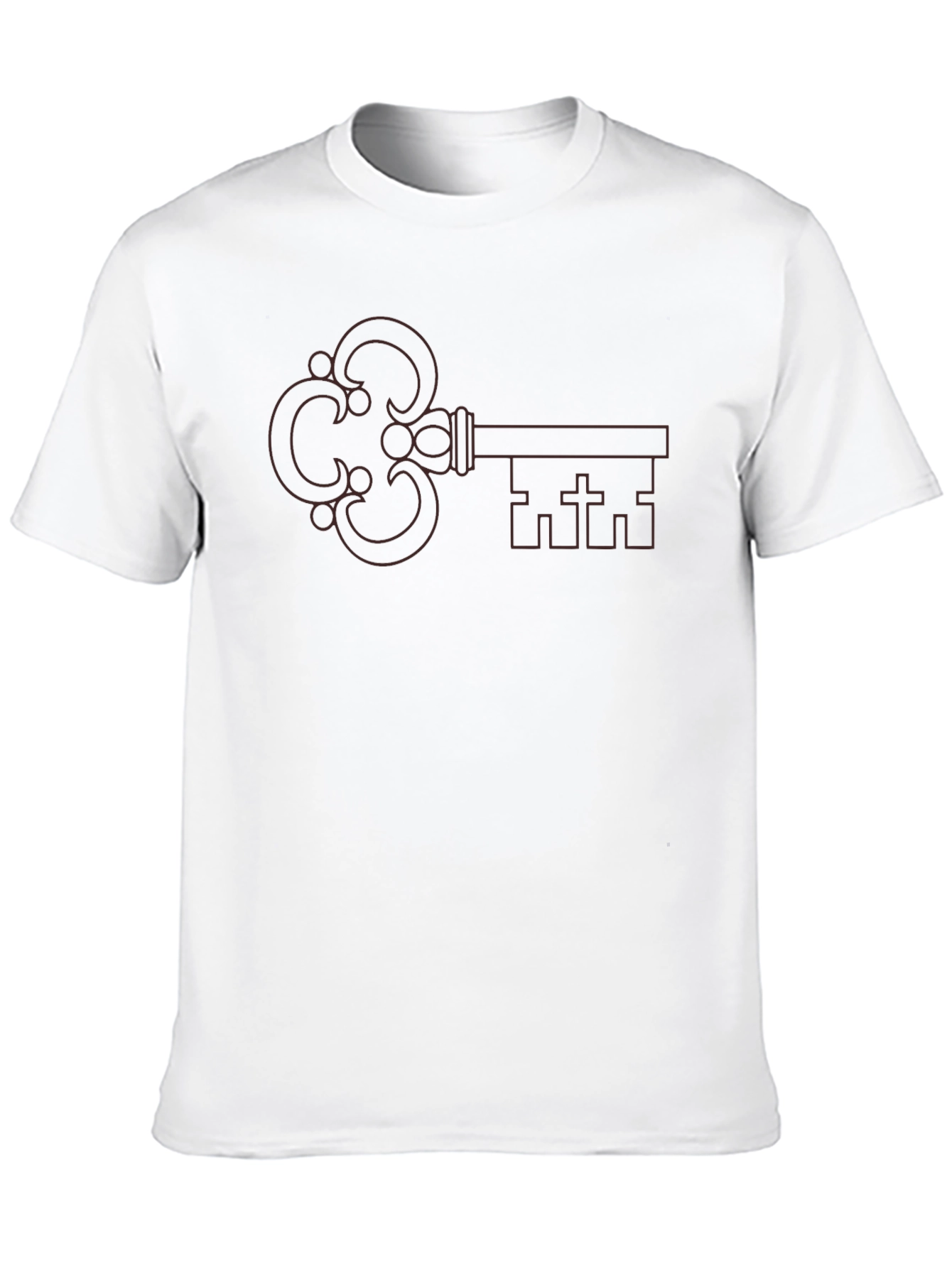 Black Key Graphic Black T-Shirt view 10