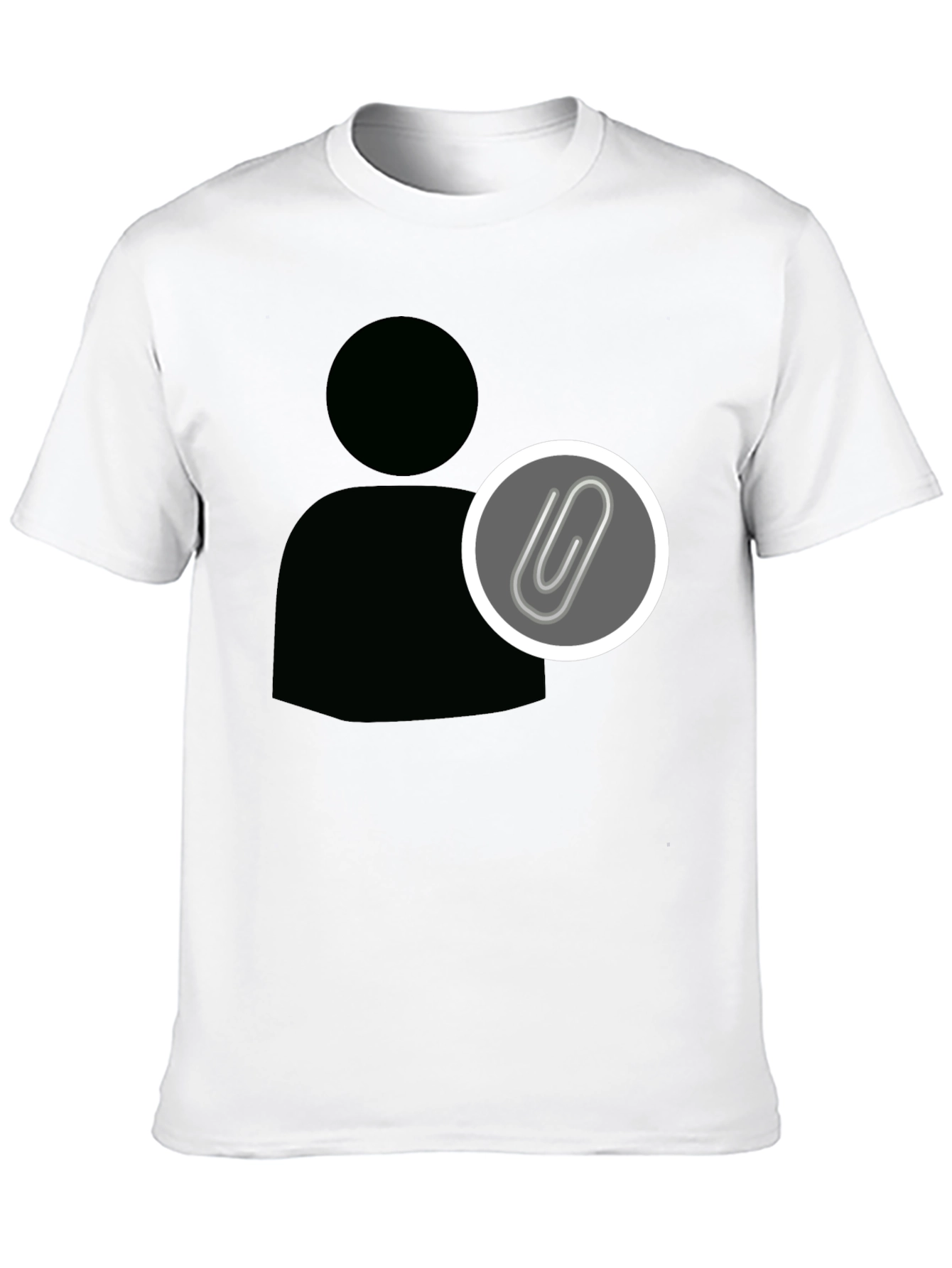 Statement Black Tee - Profile Attachment Design - 10
